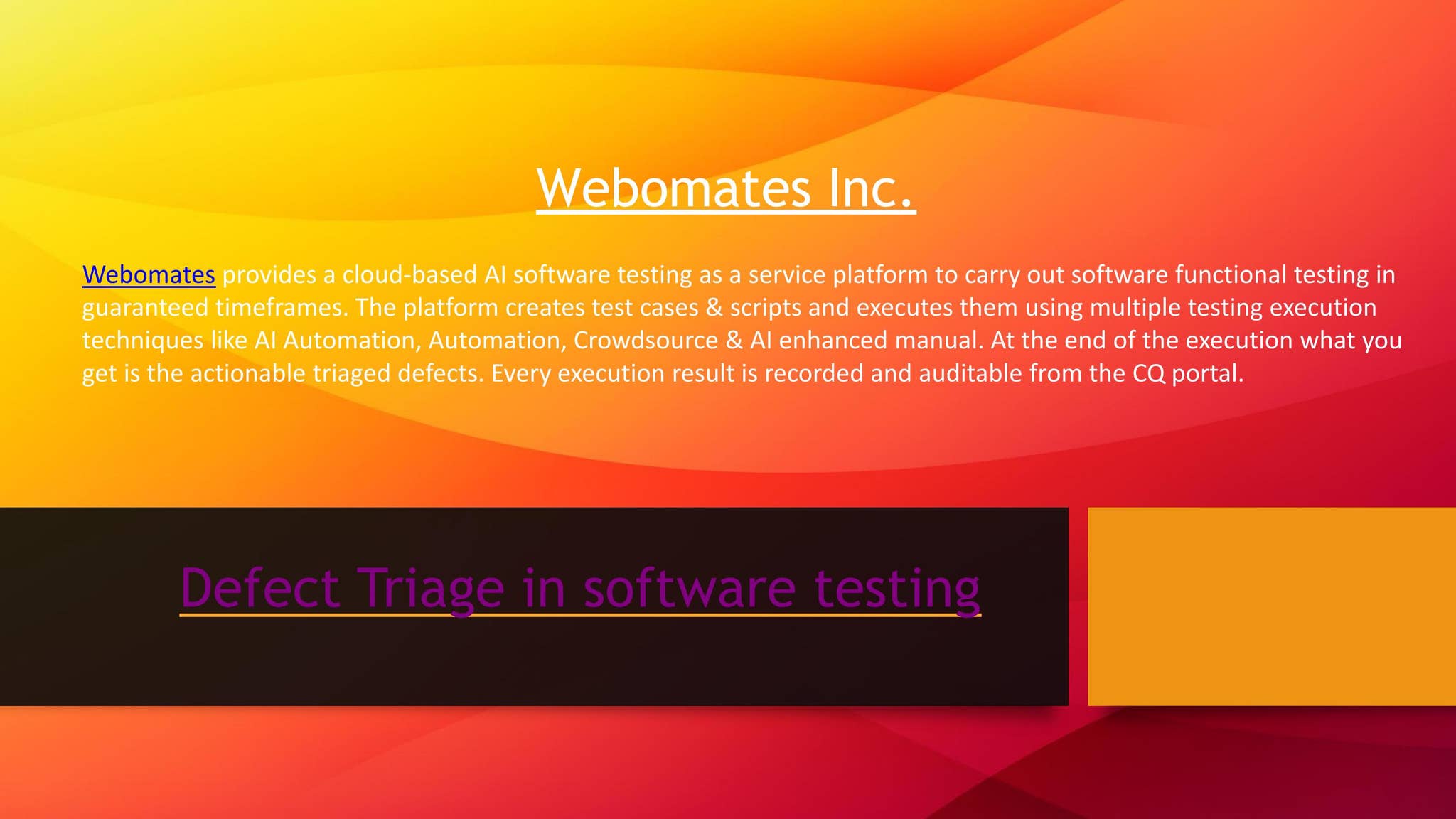 Defect Triage in software testing by Webomates INC - Issuu