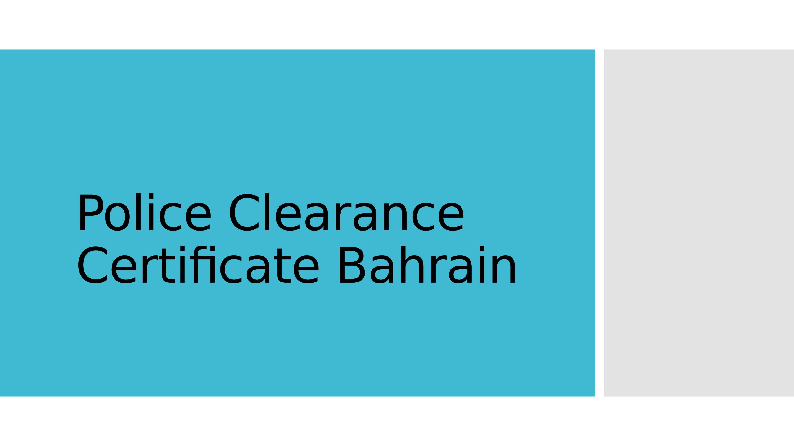 Police Clearance Certificate Bahrain By Mohamed Hasif Issuu Police Clearance Certificate Bahrain By Mohamed Hasif Issuu