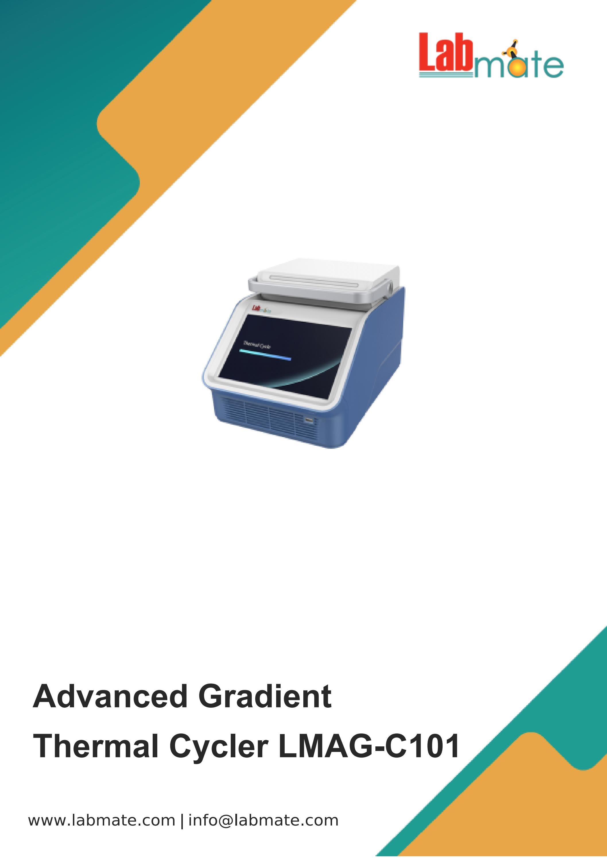 Advanced Gradient Thermal Cycler by Labmate Scientific Inc Issuu