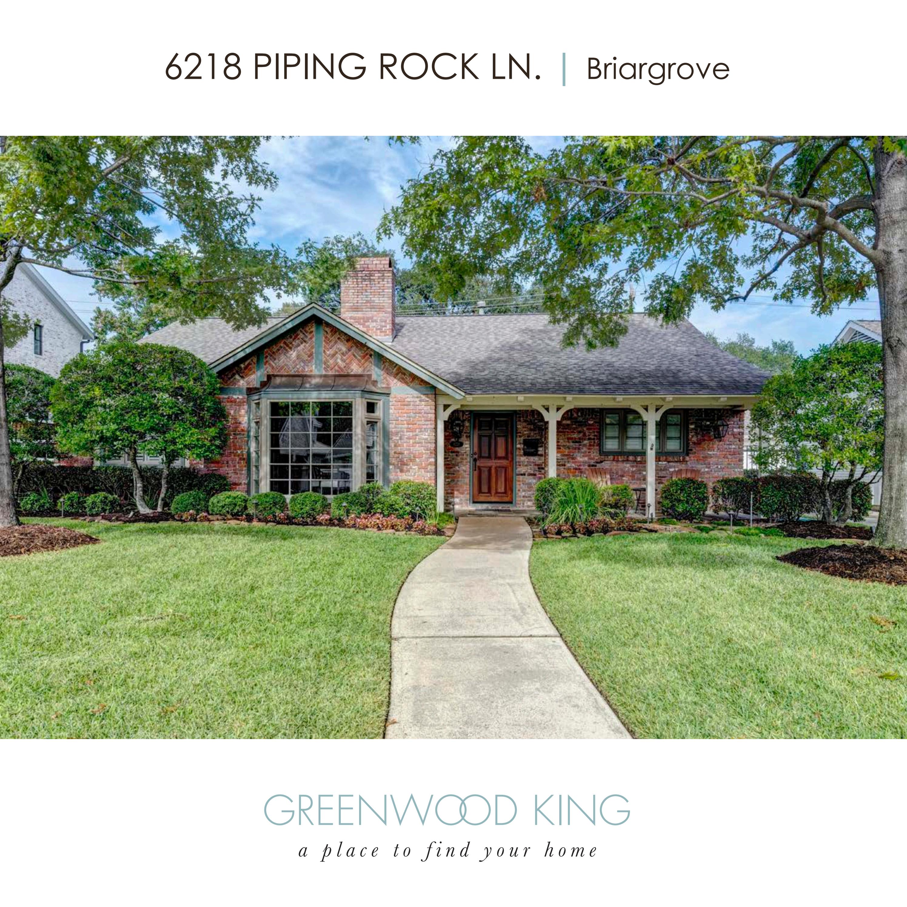 6218 Piping Rock Greenwood King Properties by Greenwood King