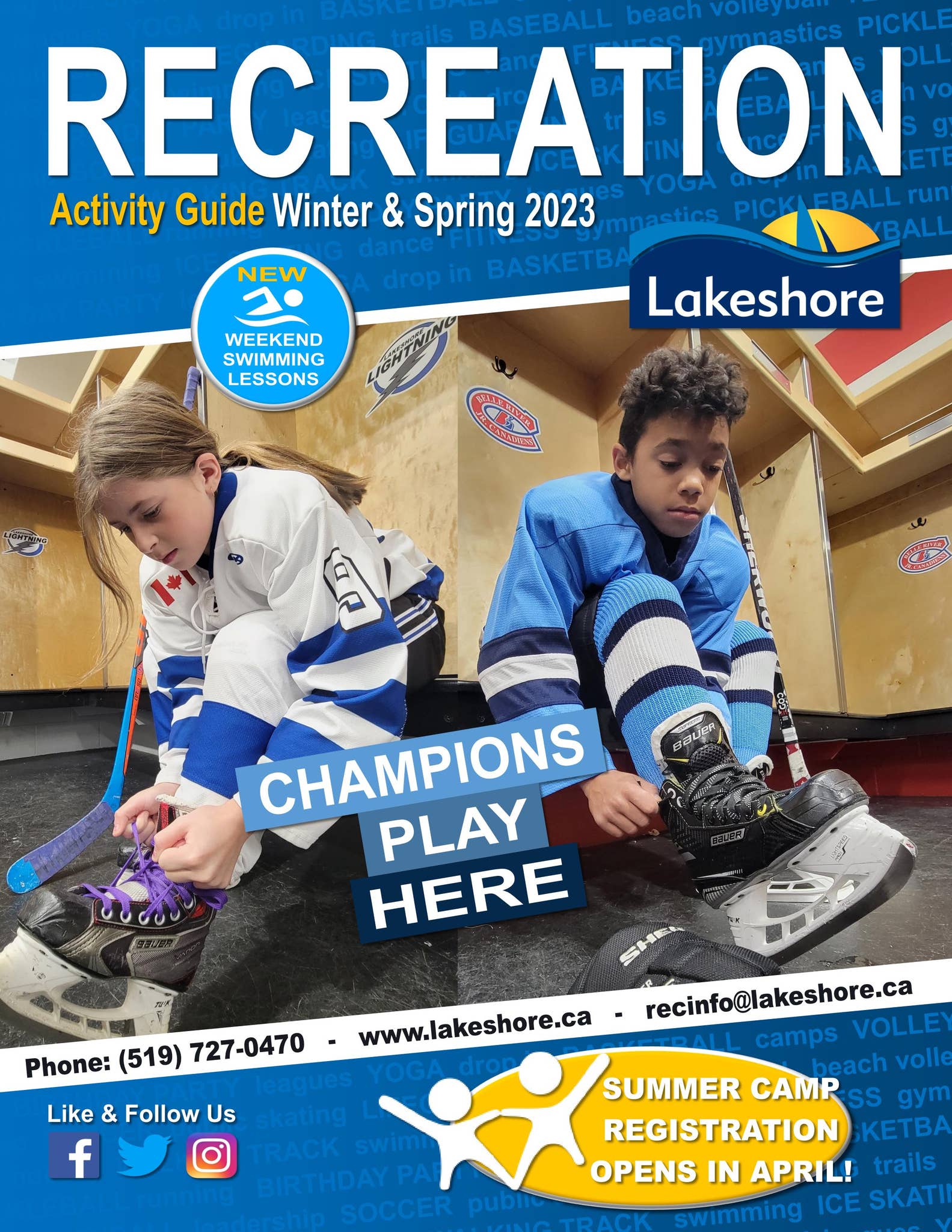 Lakeshore Activity Guide - Winter Spring 2023 by lakeshorerec - Issuu