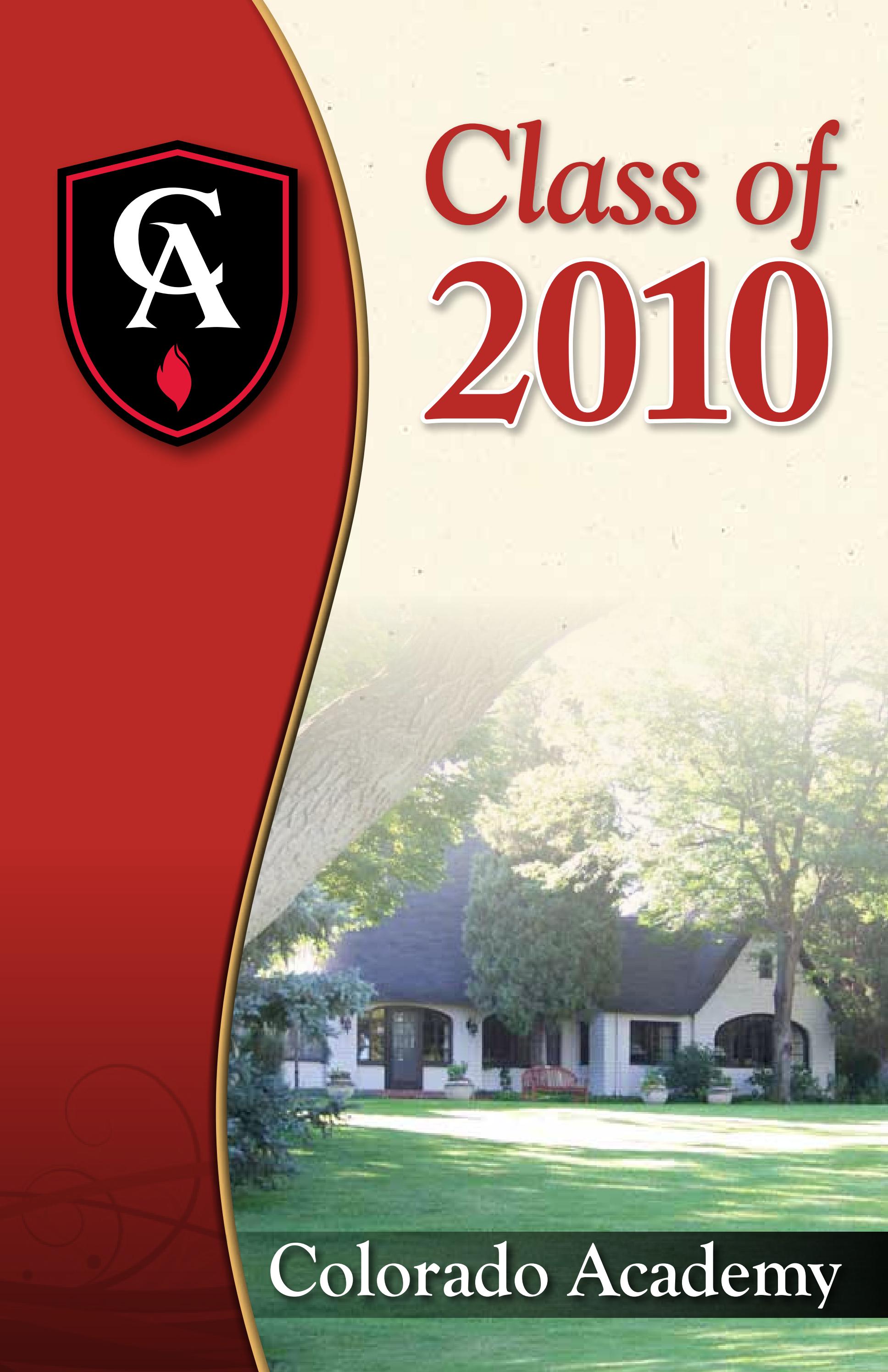 CA Senior Journal Class of 2010 by Colorado Academy Issuu