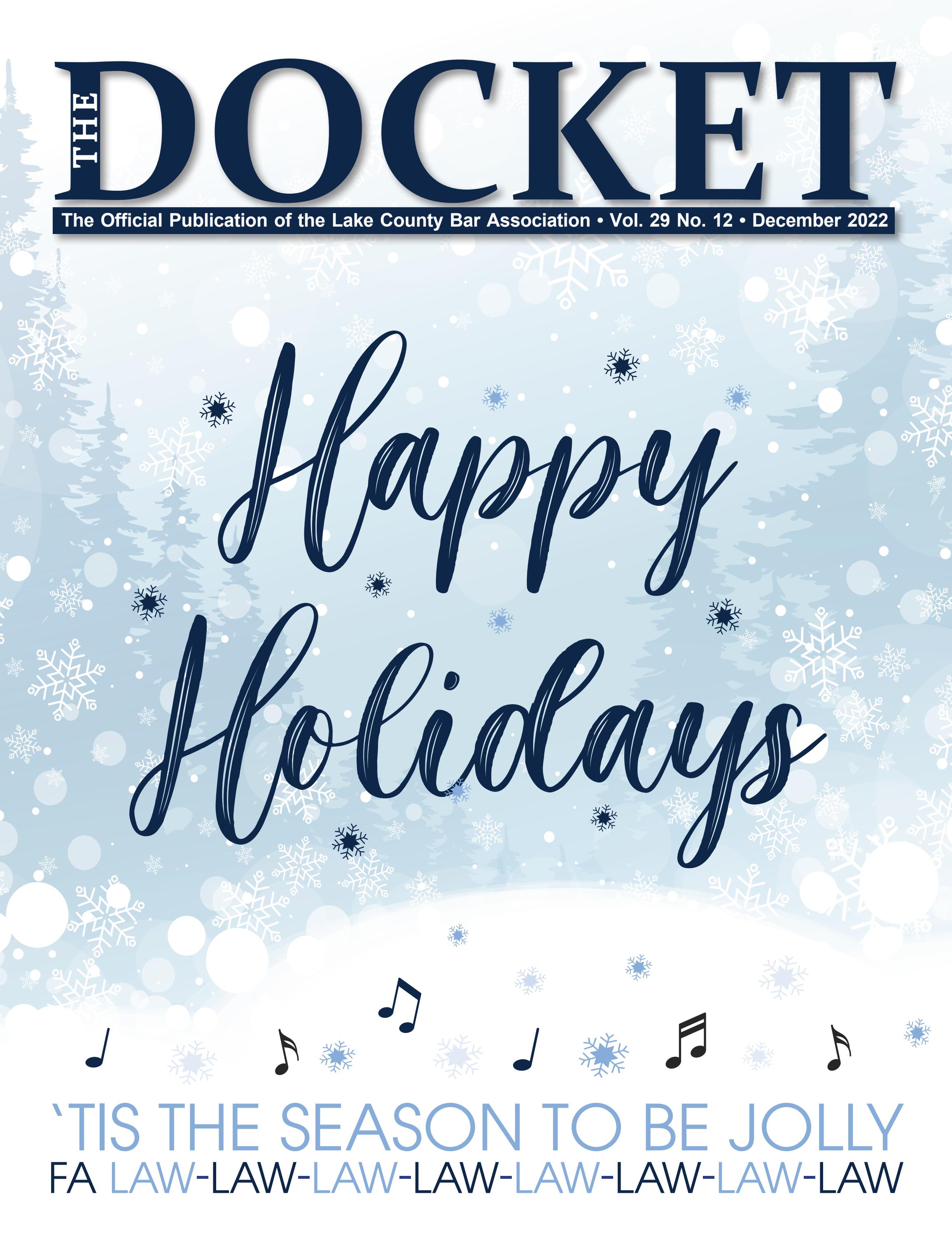 The Docket - December 2022 by Town Square Publications, LLC - Issuu