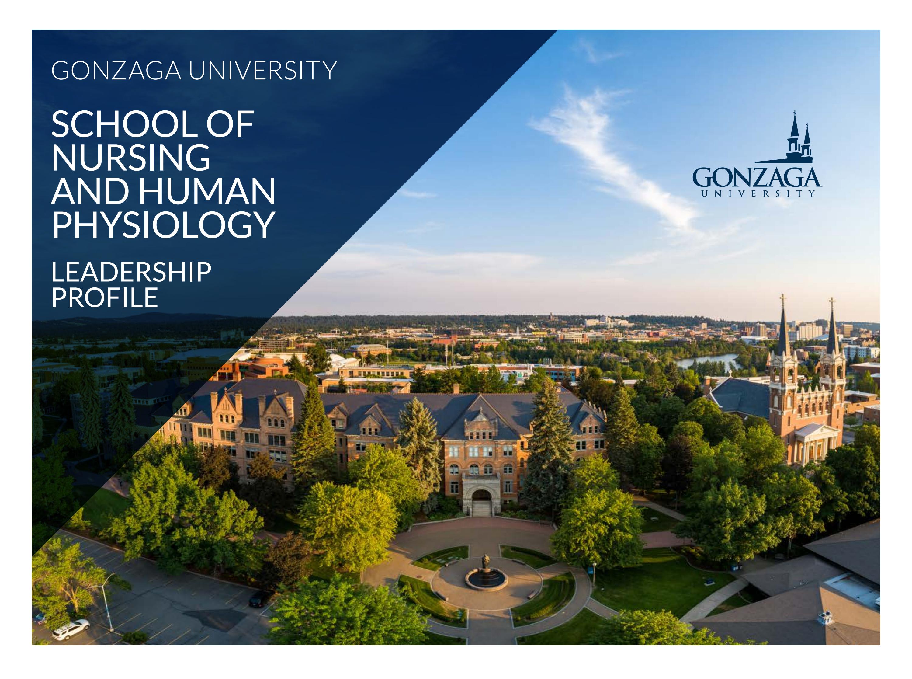 School of Nursing & Human Physiology Leadership Profile by Gonzaga