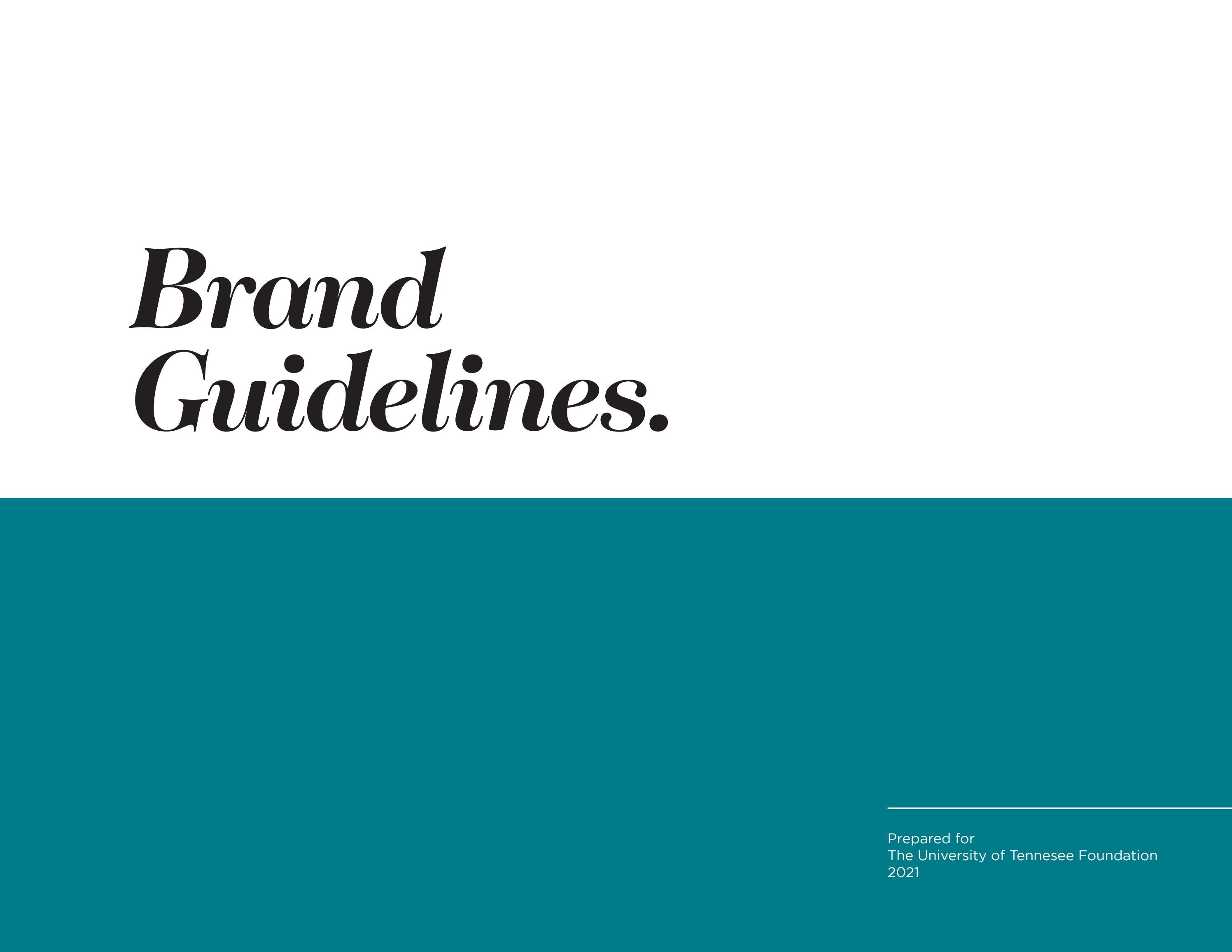 University of Tennessee Foundation - Brand Guidelines by LNinnovations ...