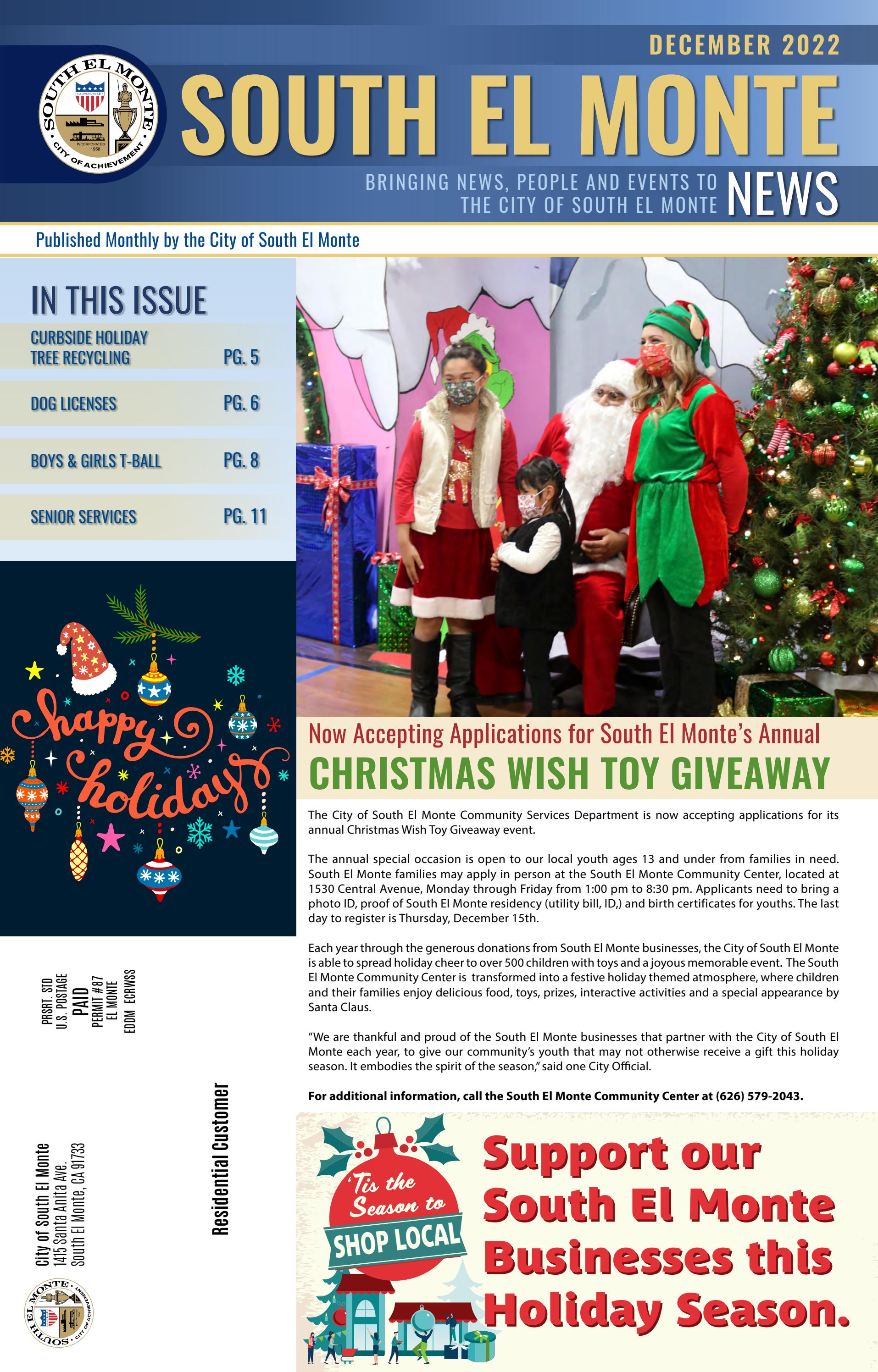 South El Monte News - December 2022 by cityofsouthelmonte.org - Issuu