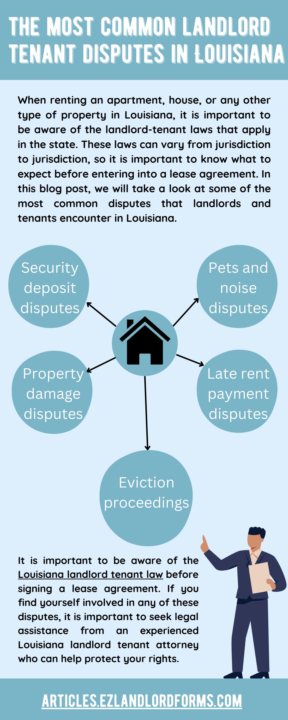 Get a Full Overview of Louisiana LandlordTenant Disputes by