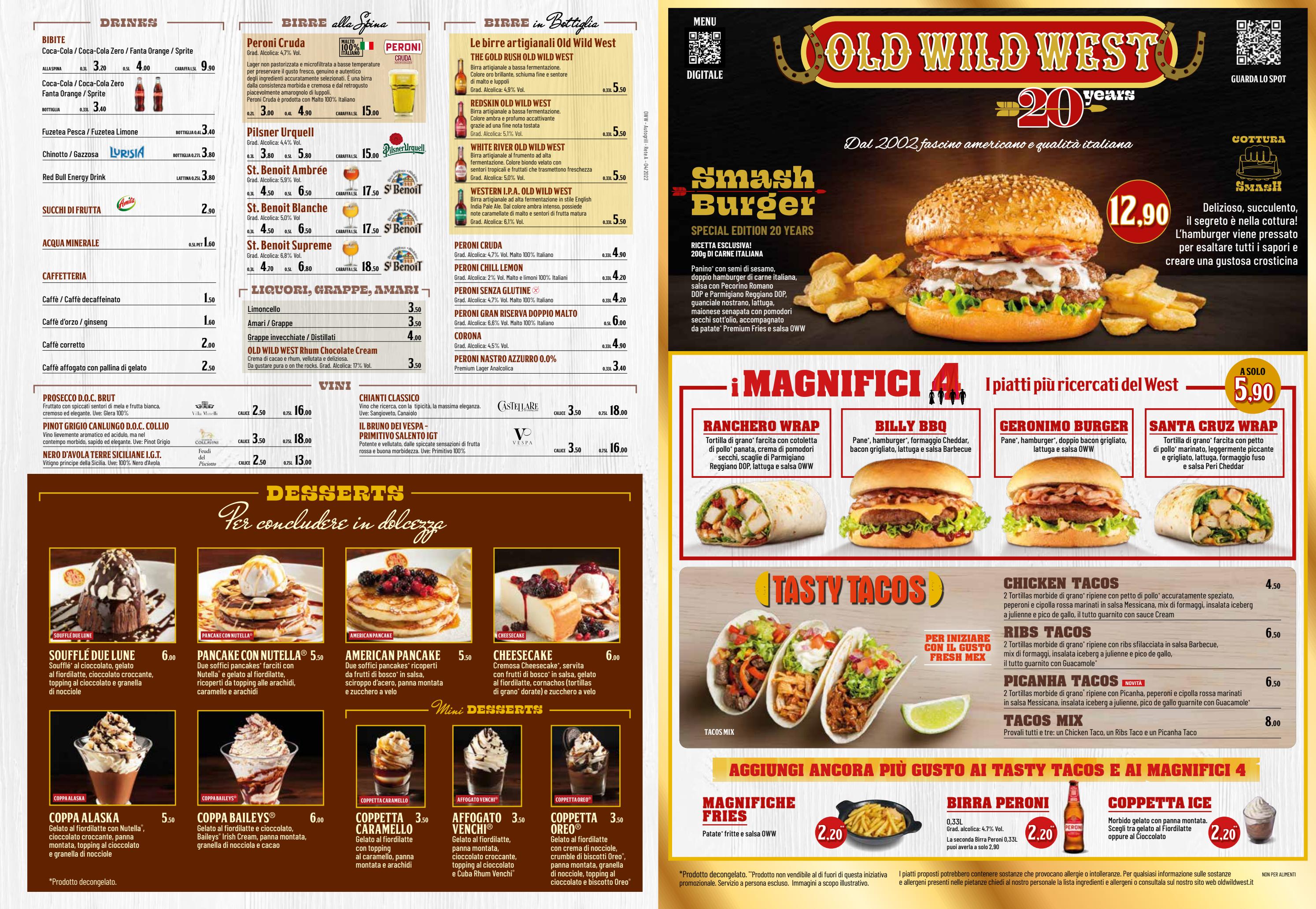 Menu OWW Autogrill by cigierre Issuu