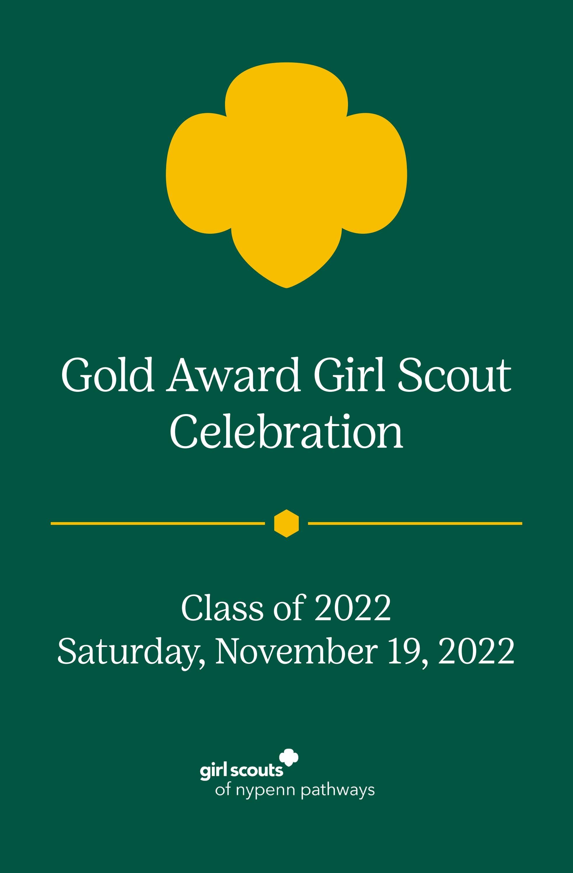 GSNYPENN Gold Award Girl Scouts // Class of 2022 by Girl Scouts of