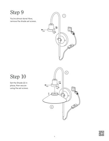 nathanjameshome 灯饰目录 · Reta 壁灯 Instruction Sheet 第 9 页