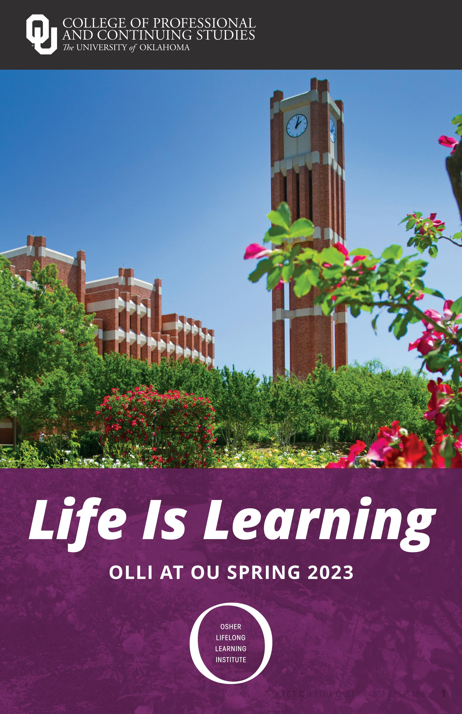 Spring 2023 OLLI Course Catalog by OU Online Issuu