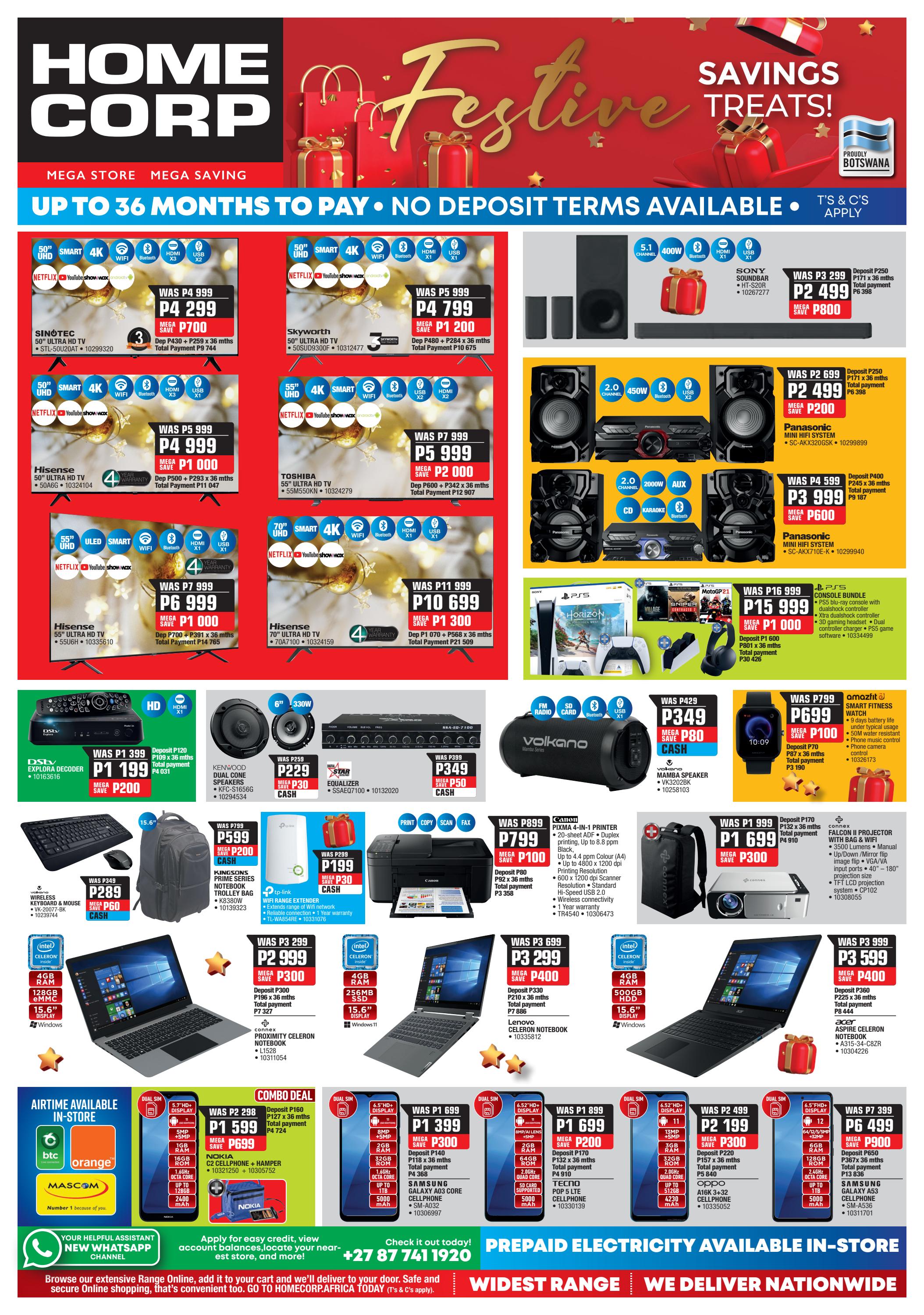 Home Corp Botswana Appliance and Electronics Catalogue 25 December