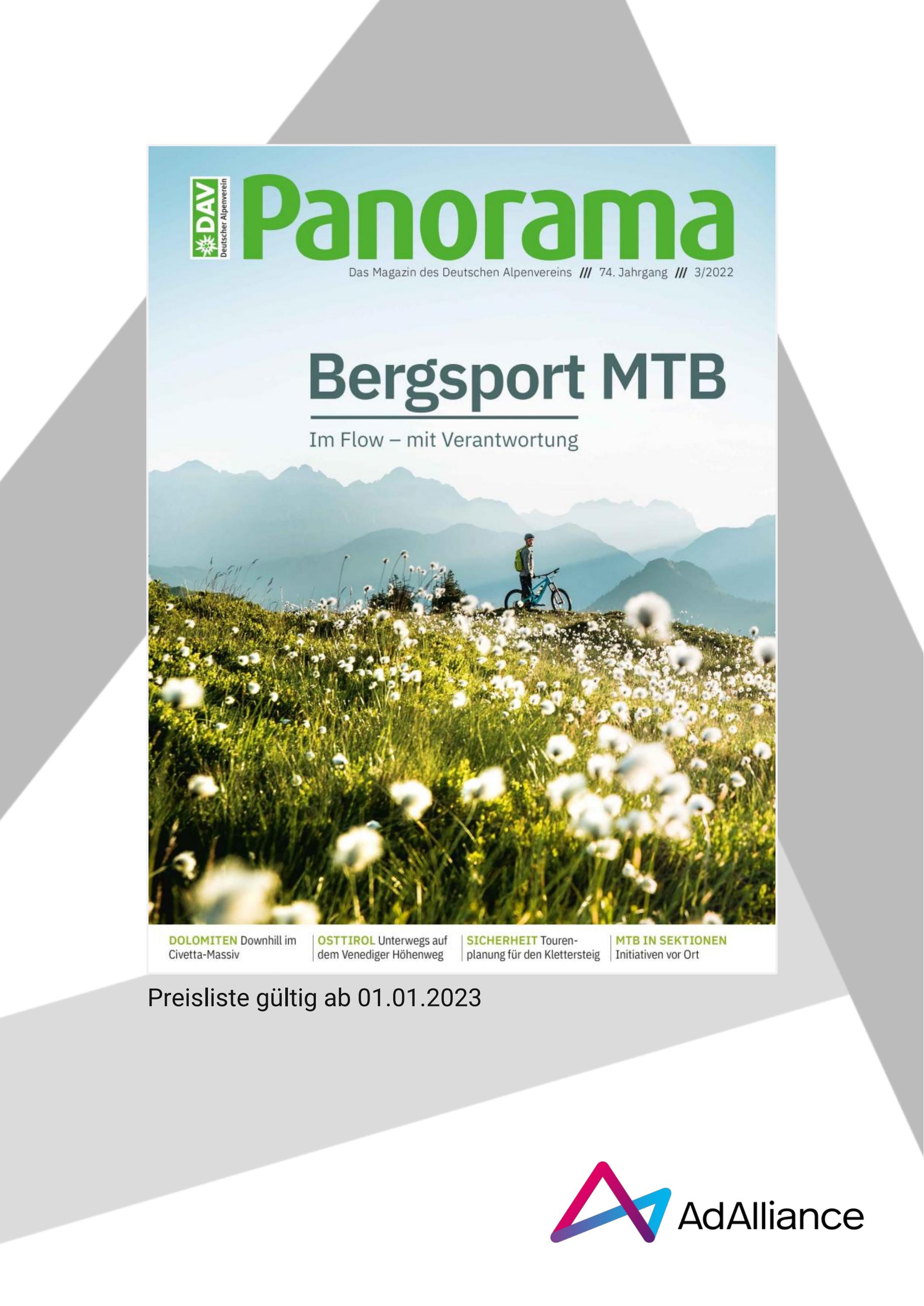  DAV Panorama – Mediadaten 2023 by Deutscher Alpenverein e.V. - Issuu 