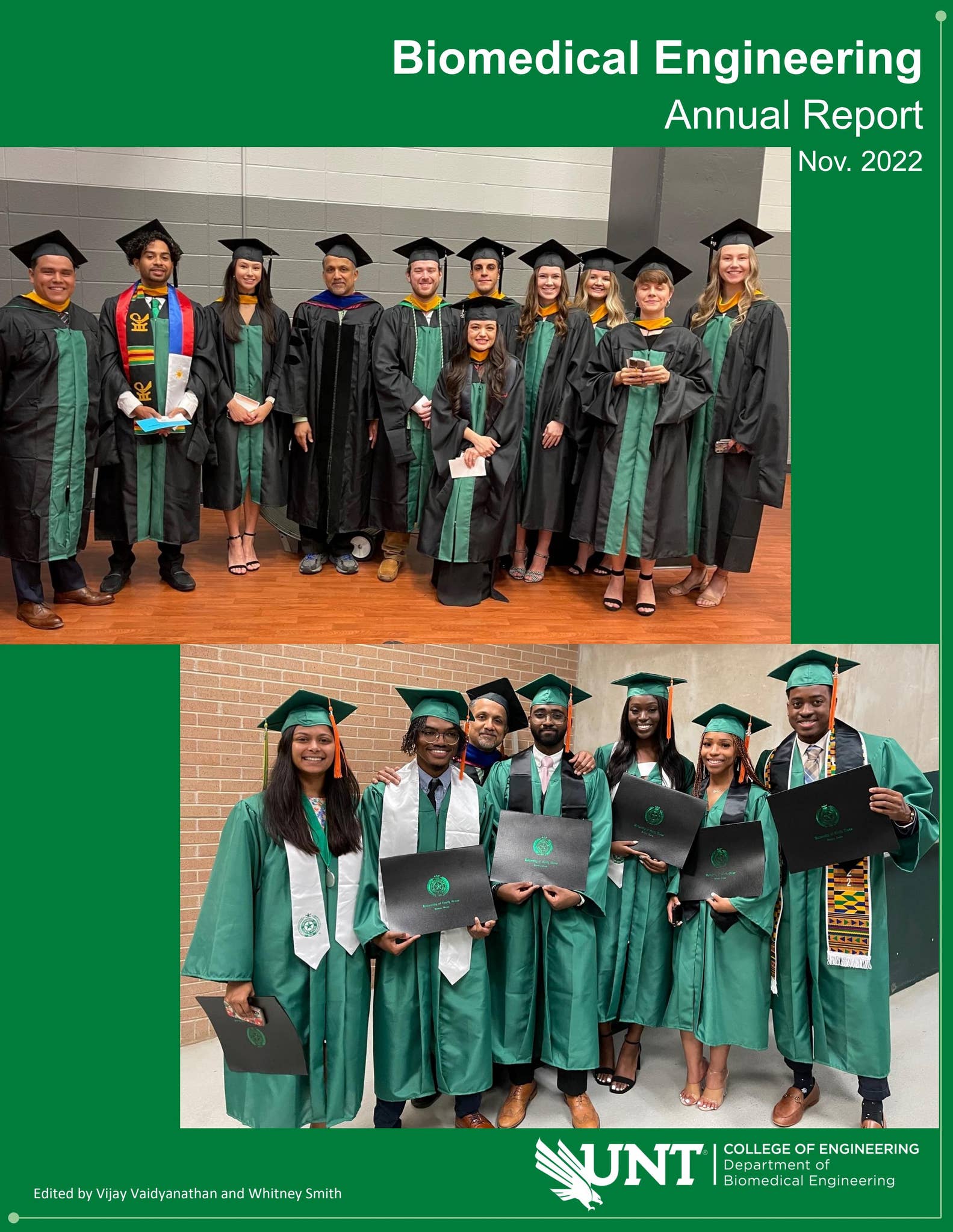 UNT Biomedical Engineering Annual Report Nov. 2022 by University of