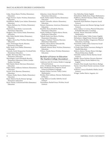 Emporia State University - 冬季 2022 Commencement 第 8 页