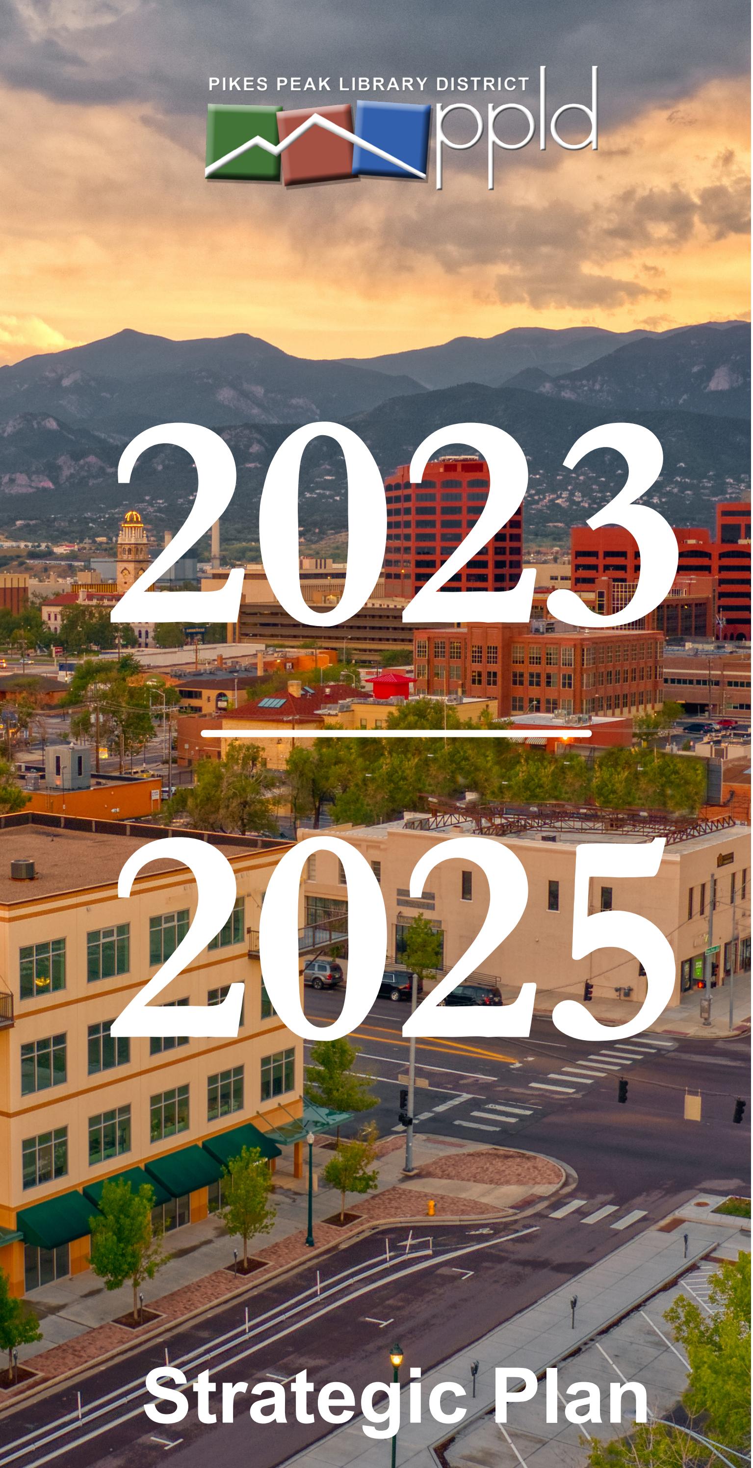 Pikes Peak Library District’s 2023 2025 Strategic Plan for website by