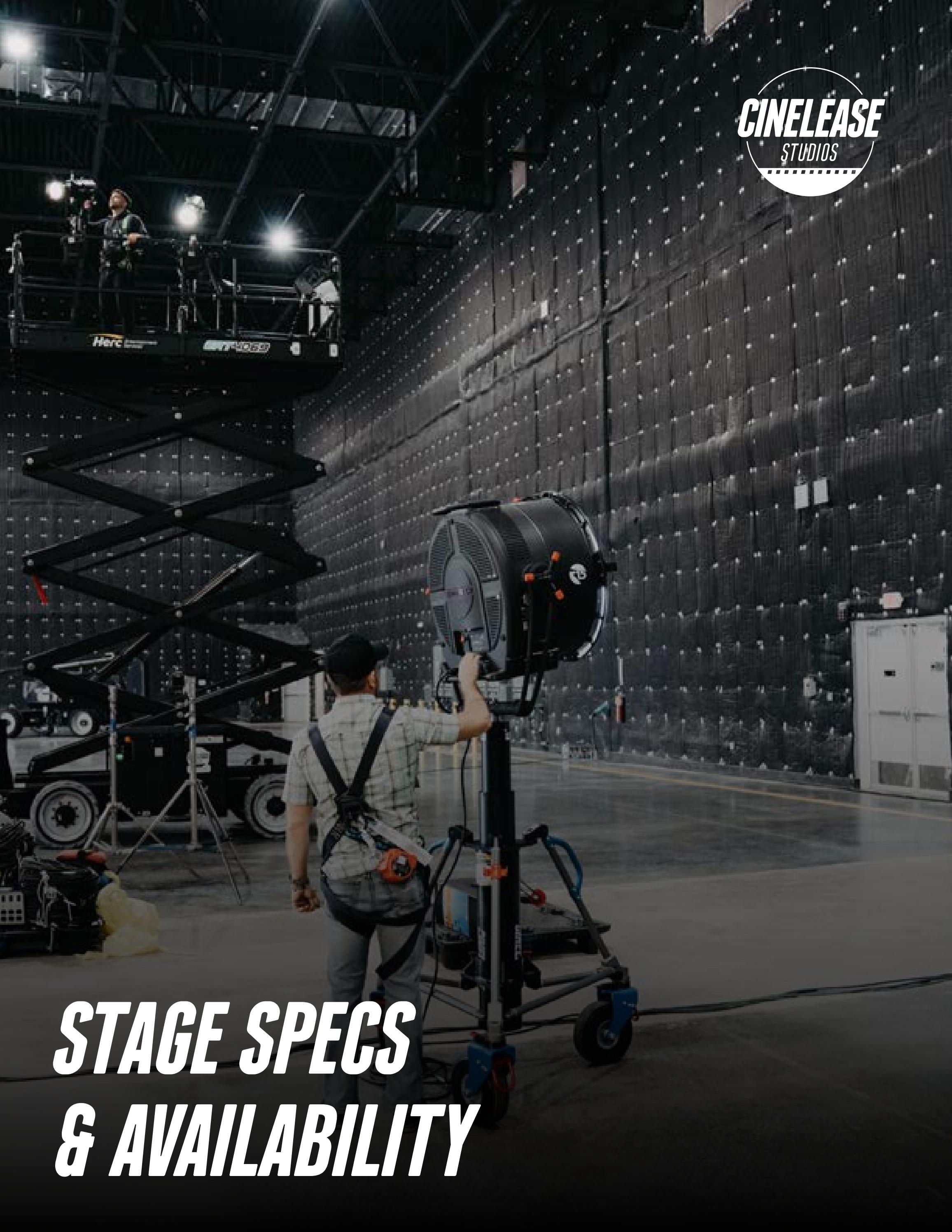 Cinelease Studios Stage Specs and Availability by CineleaseStudios
