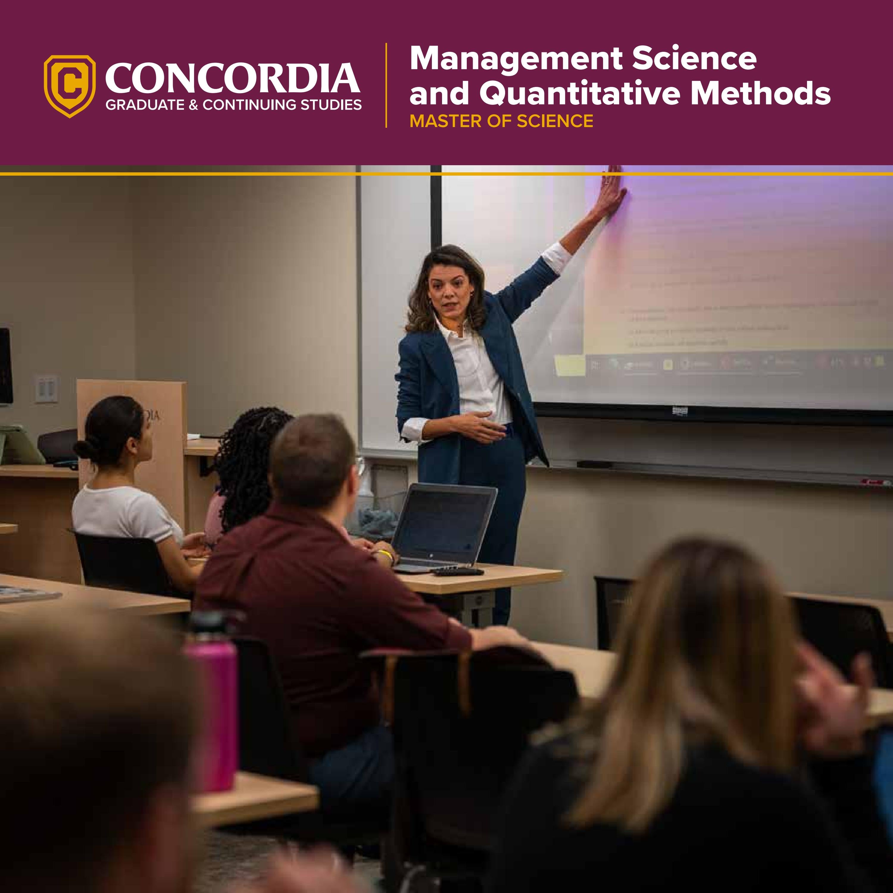 Management science and quantitative methods master of science by