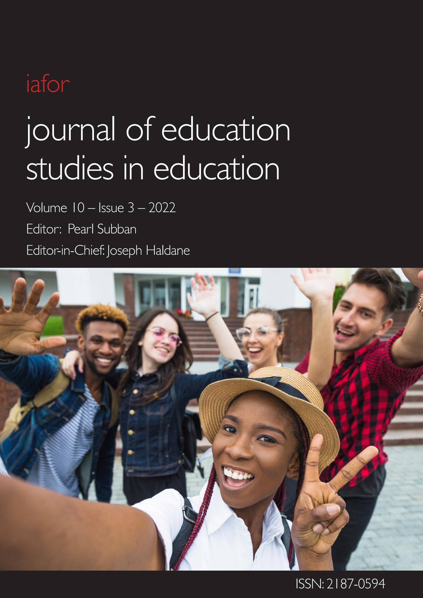 IAFOR Journal of Education – Volume 10 – Issue 3: Studies in Education ...