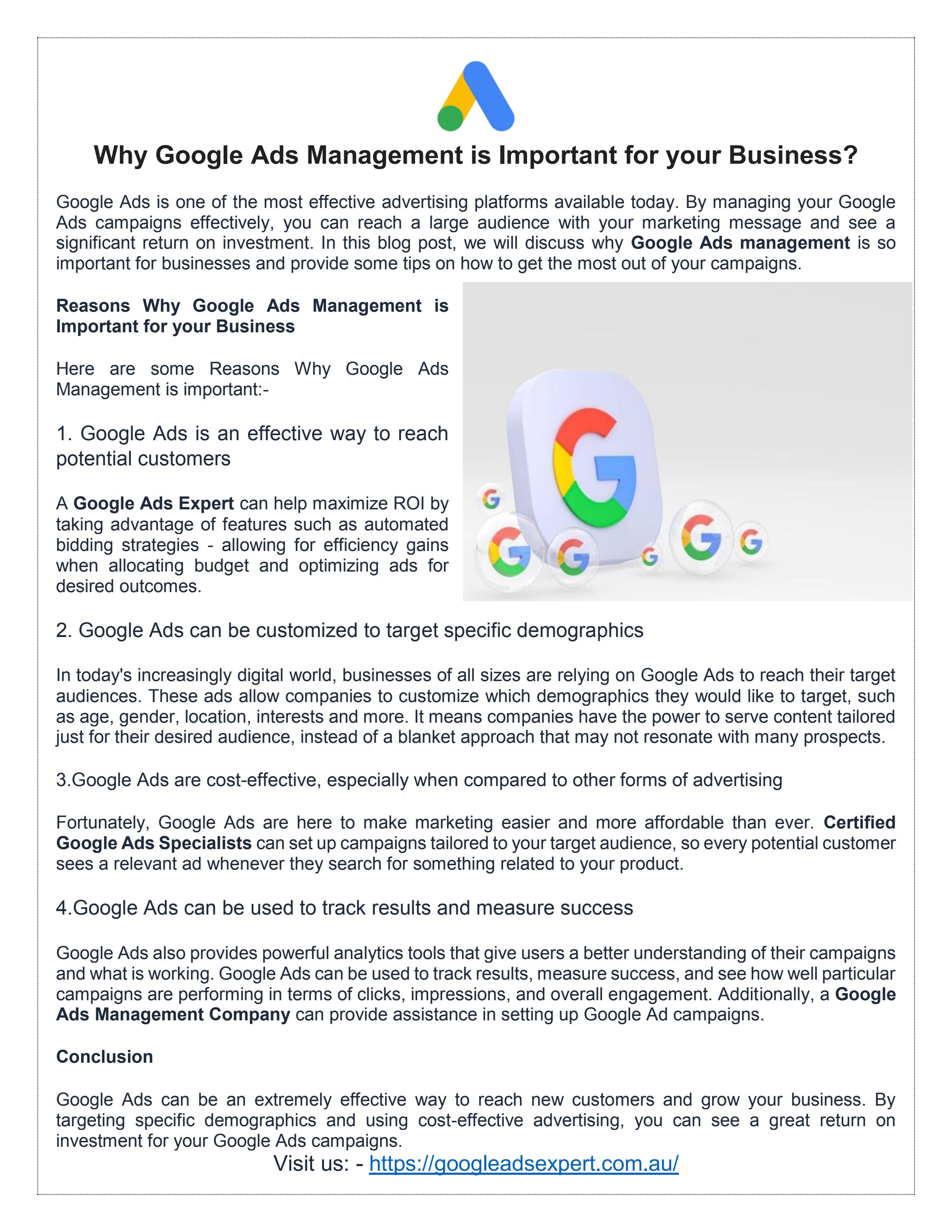 Google Ads Management Company by Google Ads Expert - Issuu