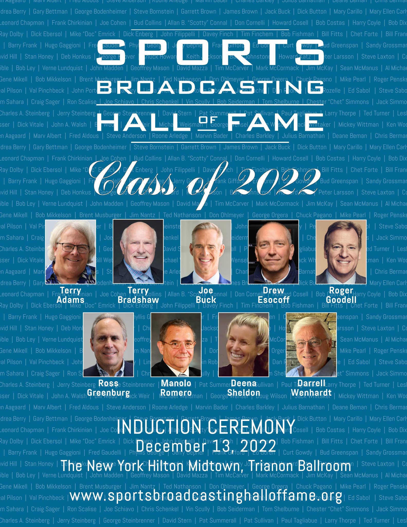 2022 Sports Broadcasting Hall of Fame Induction Ceremony