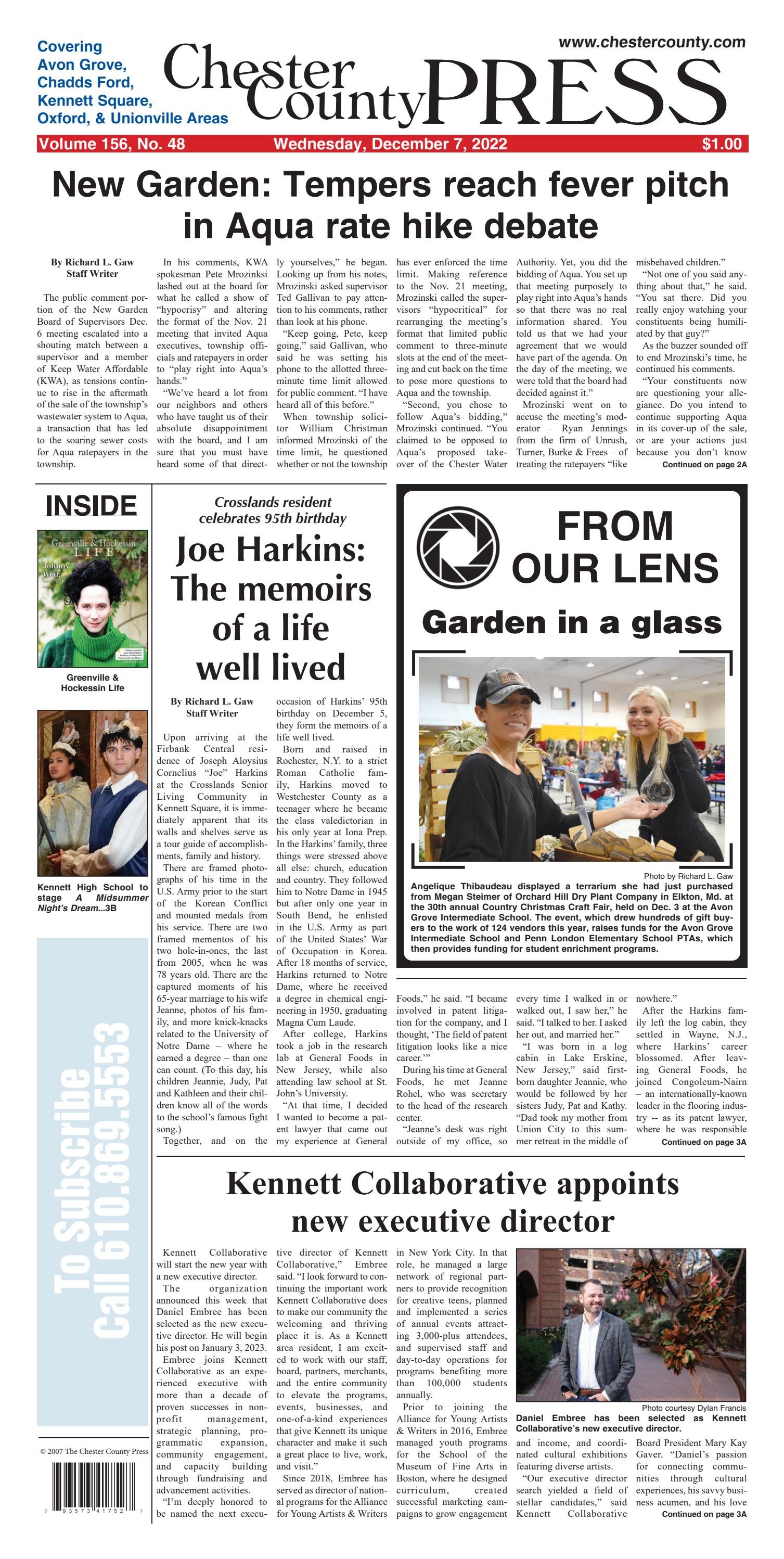 Chester County Press 12-07-2022 Edition by Ad Pro Inc. - Issuu