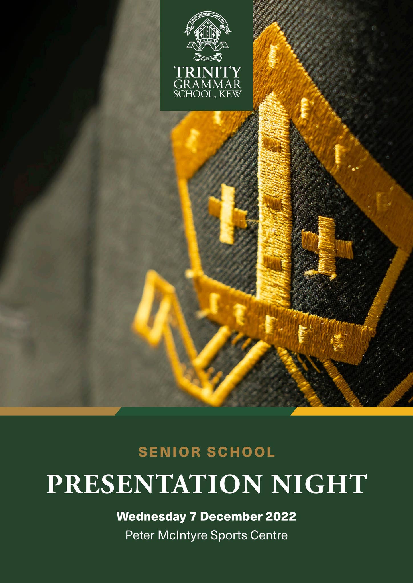 Senior School Presentation Night Booklet 2022 by Trinity Grammar School,  Kew - Issuu