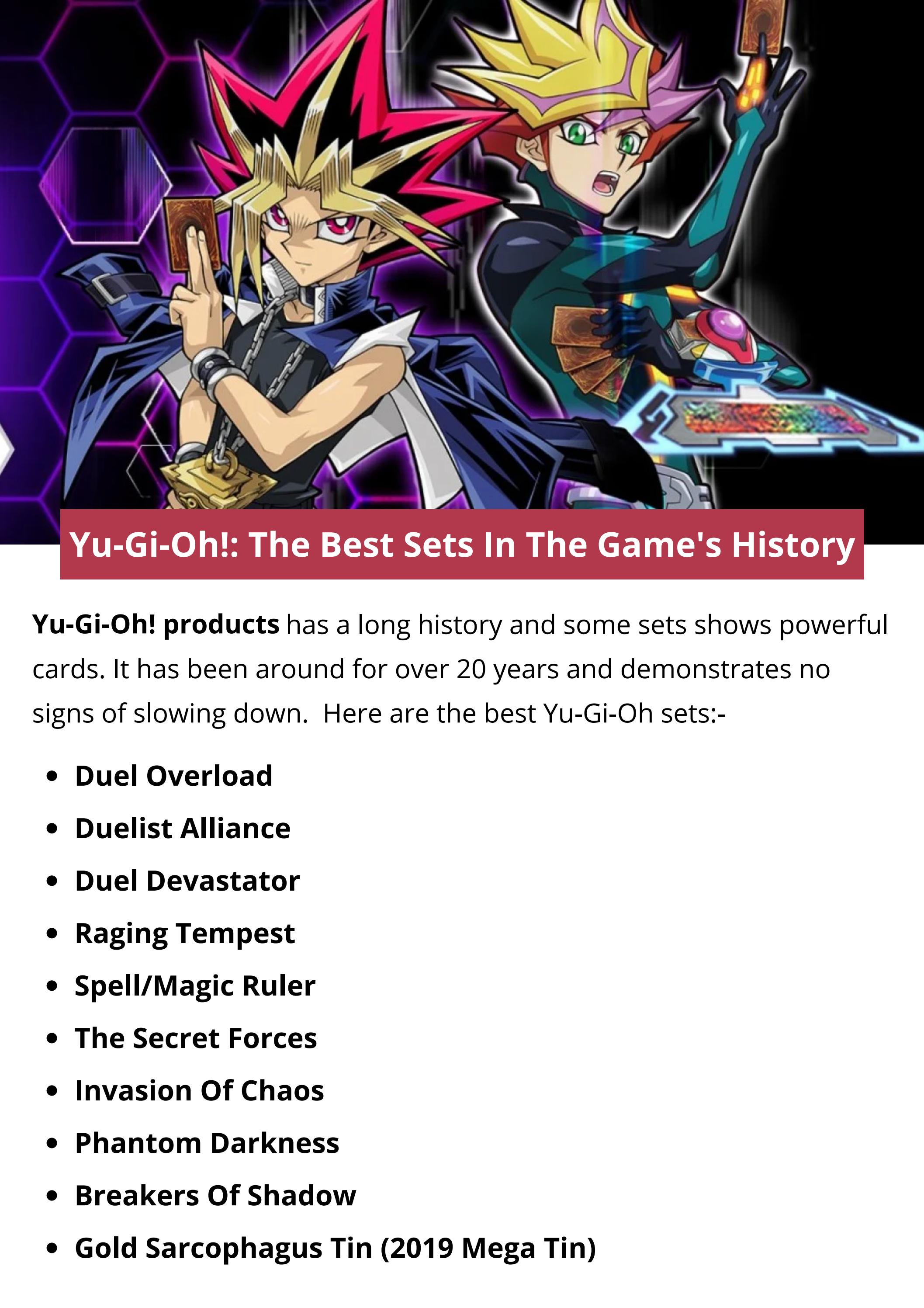Yu Gi Oh The Best Sets In The Game S History By Jonesashley Issuu Yu Gi Oh The Best Sets In The Game S History By Jonesashley Issuu
