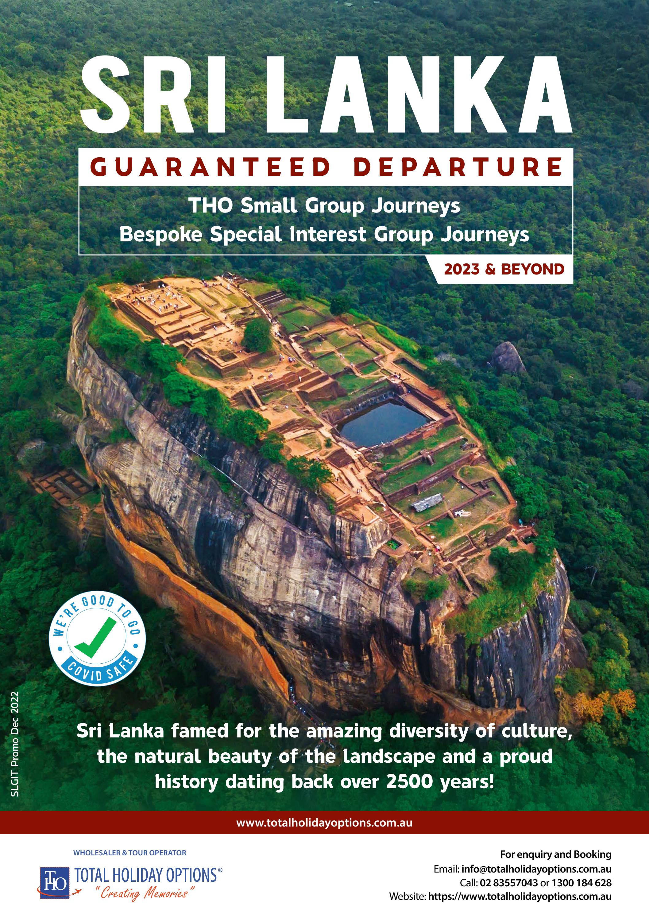 So Sri Lanka Promotion Flyer_AU by TOTAL HOLIDAY OPTIONS - Issuu