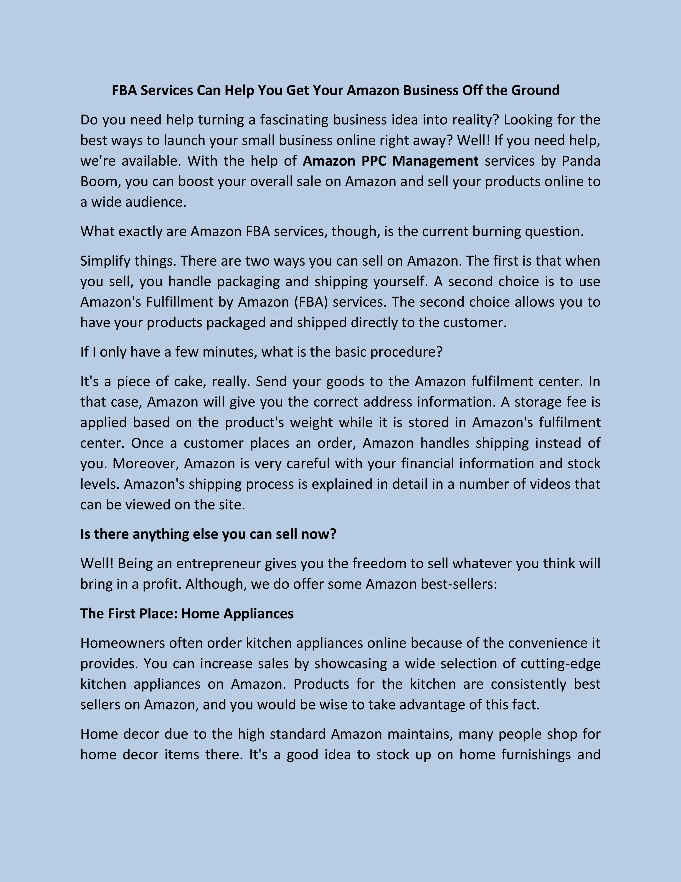 Amazon PPC management by Panda Boom by pandaboom21 Issuu