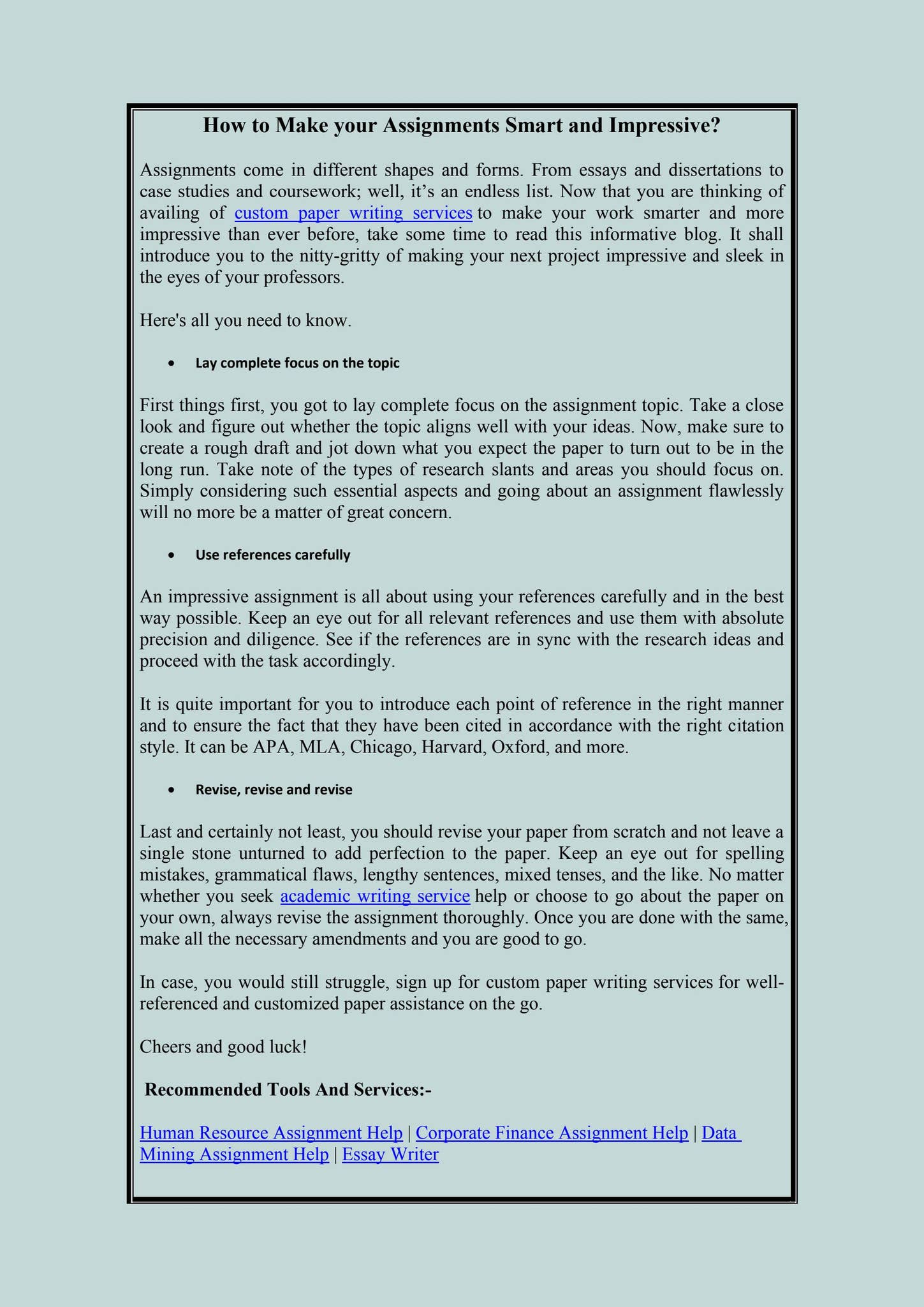 Smart Assignment How to Make your Assignments Smart and Impressive? by wrriitter - Issuu