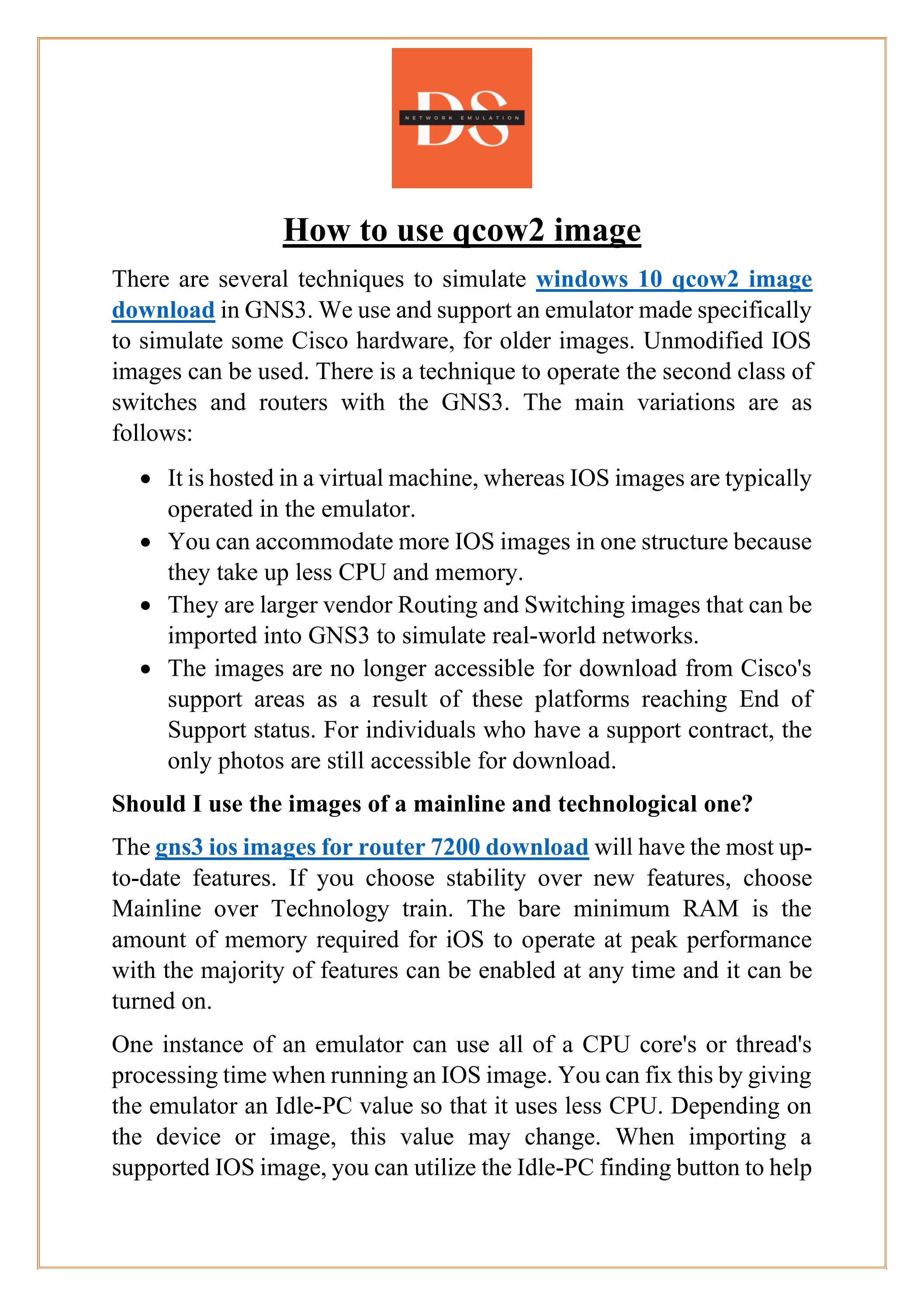 How to use qcow2 image by Dynamips Store Issuu