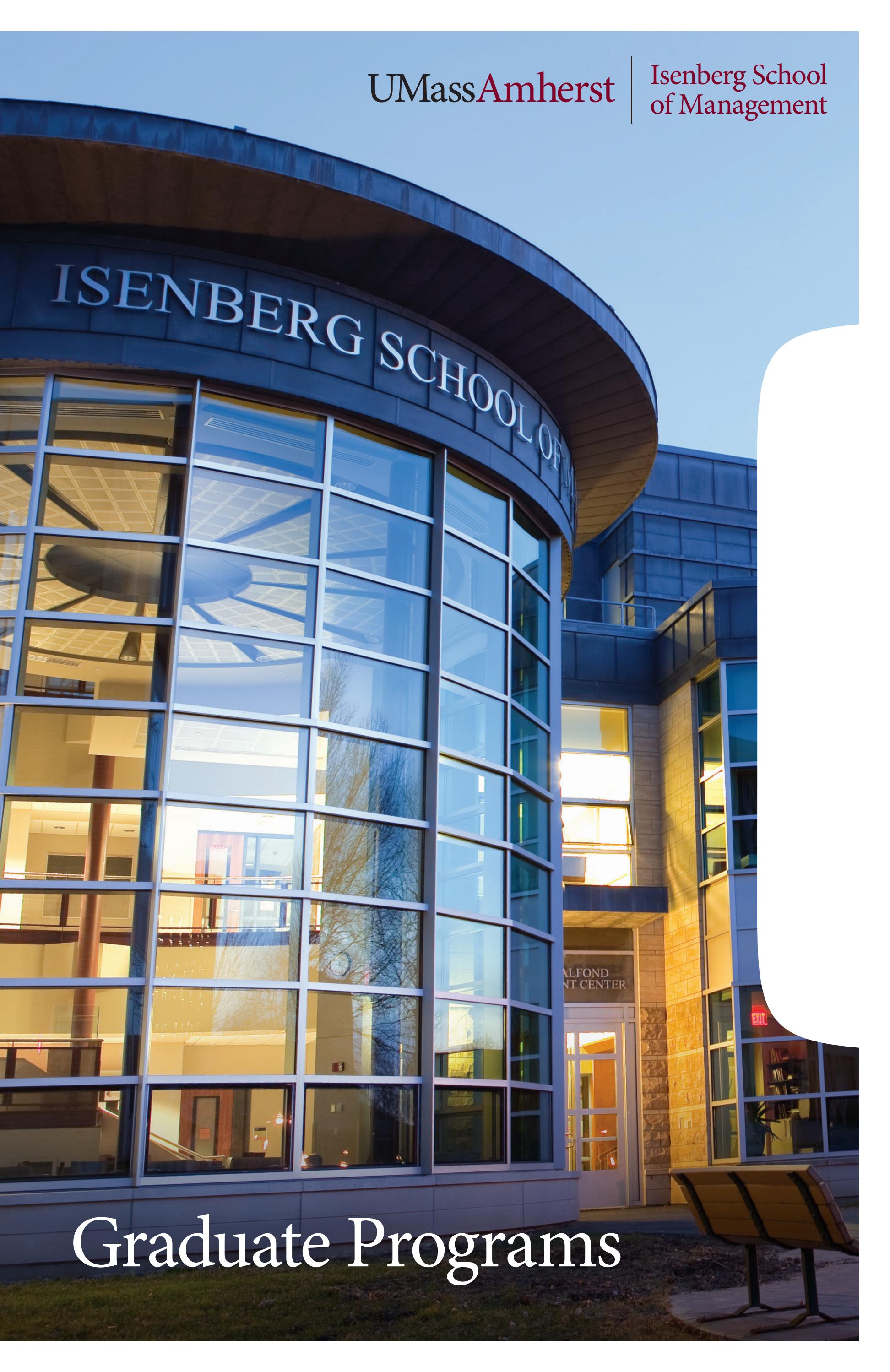 Isenberg Graduate Programs by Isenberg School of Management Issuu
