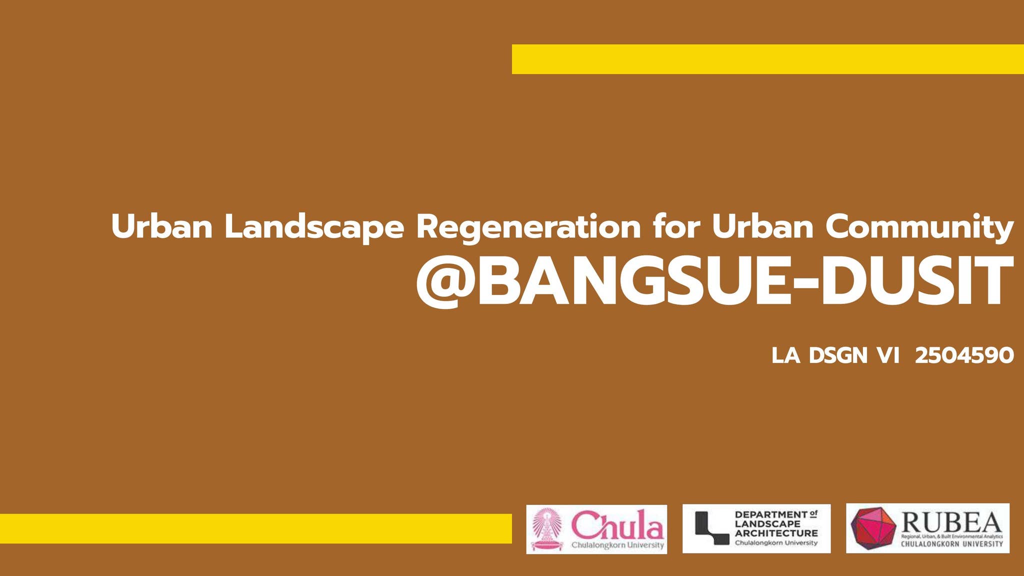 2504590 Urban Landscape Regeneration for Urban Community by chunhenq ...