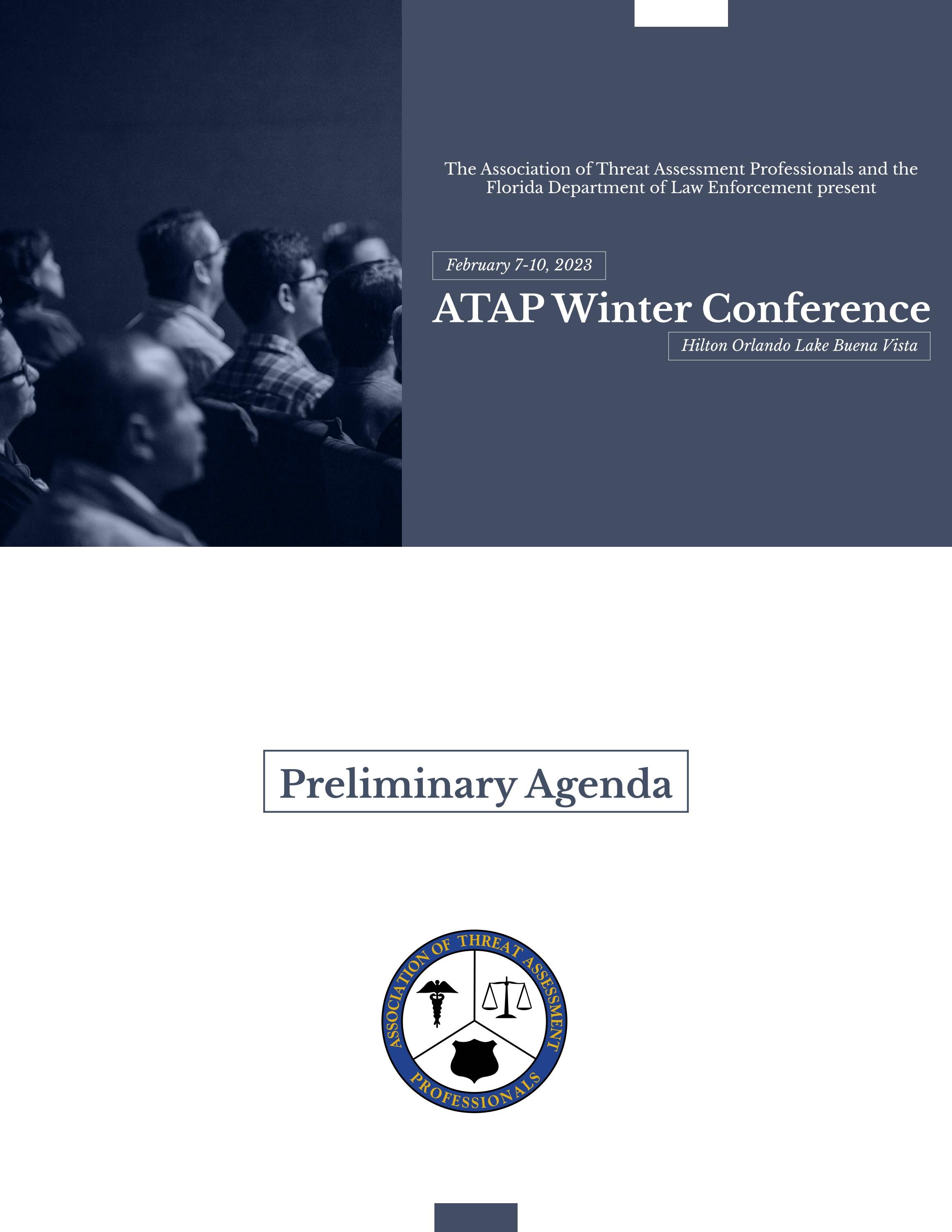 2023 ATAP Winter Conference Preliminary Agenda by SMA Launch Issuu