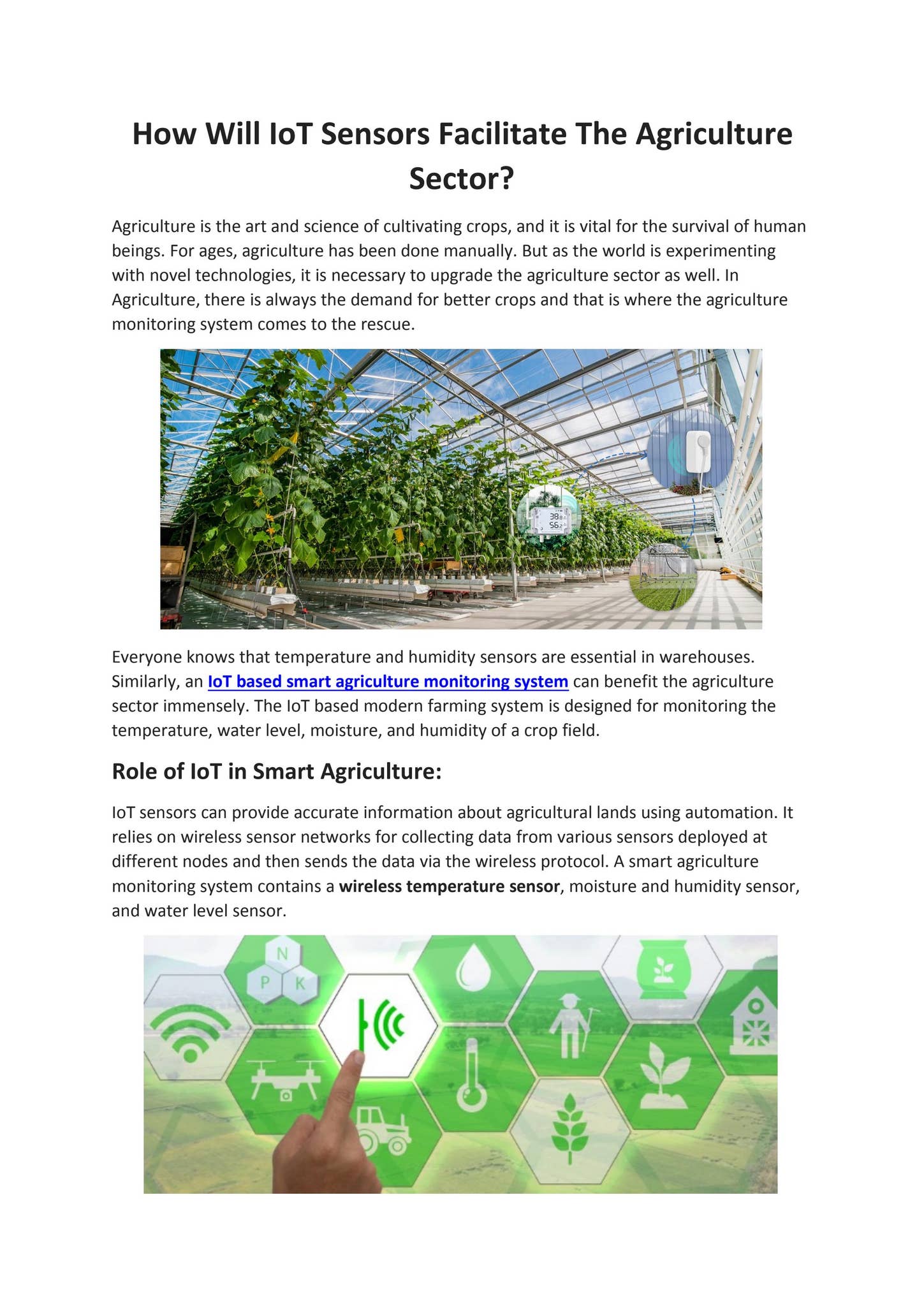 IoT Based Smart Agriculture Monitoring System by UbiBot - Issuu
