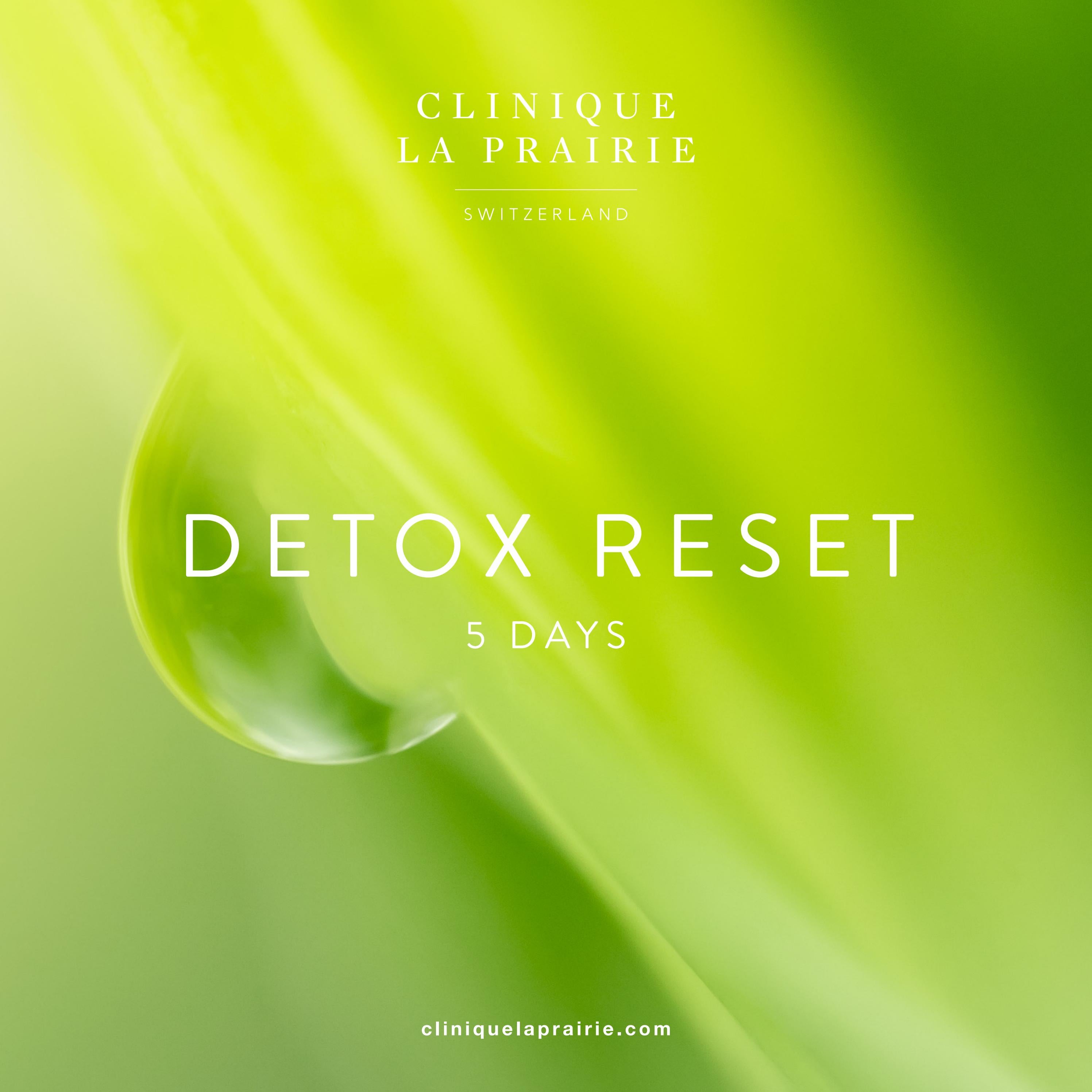 Detox Reset 5 Days Montreux (EN) by Clinique La Prairie Issuu