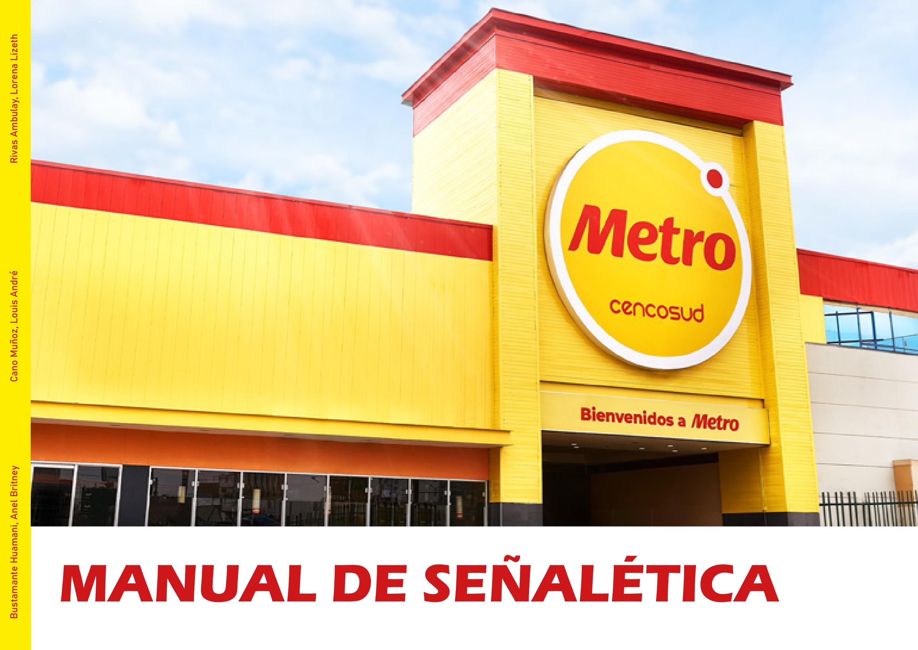 Manual de señalética de METRO cencosud by louis cano Issuu