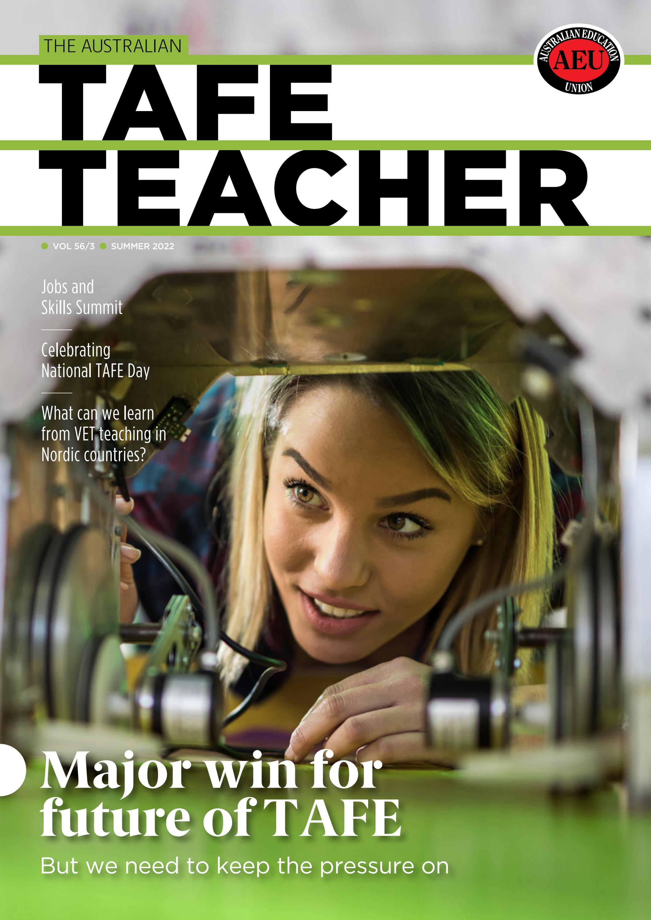 tafe_teacher__summer_2022 by Australian Education Union Issuu