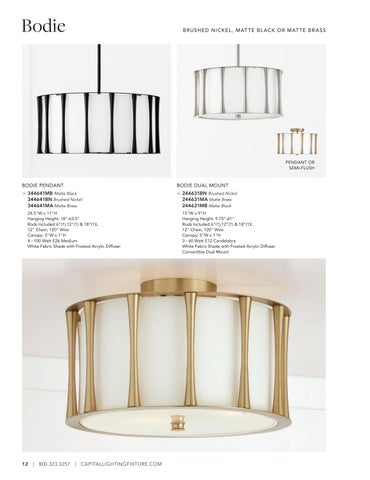 capitallighting Capital 灯饰 2023 目录 Supplement 第 12 页