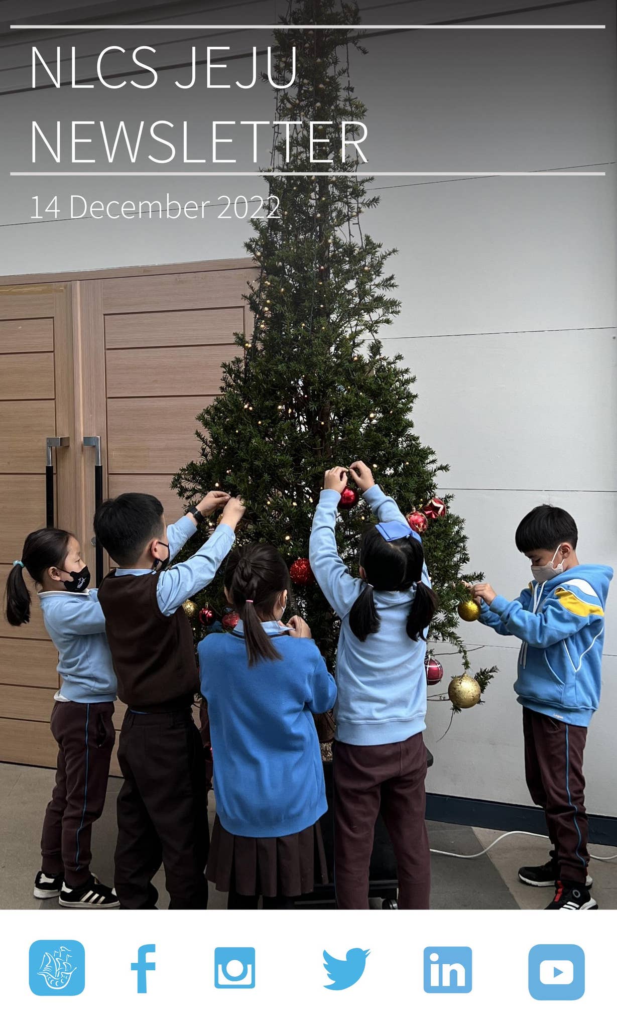 NLCS Jeju Newsletter 14 December 2022 by North London Collegiate School ...