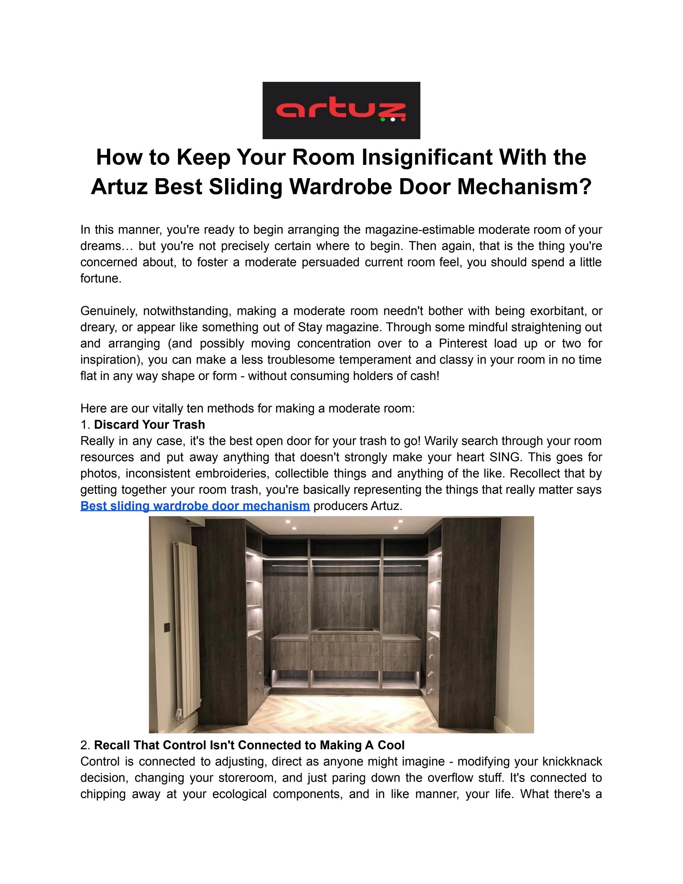 How to Keep Your Room Insignificant With the Artuz Best Sliding ...