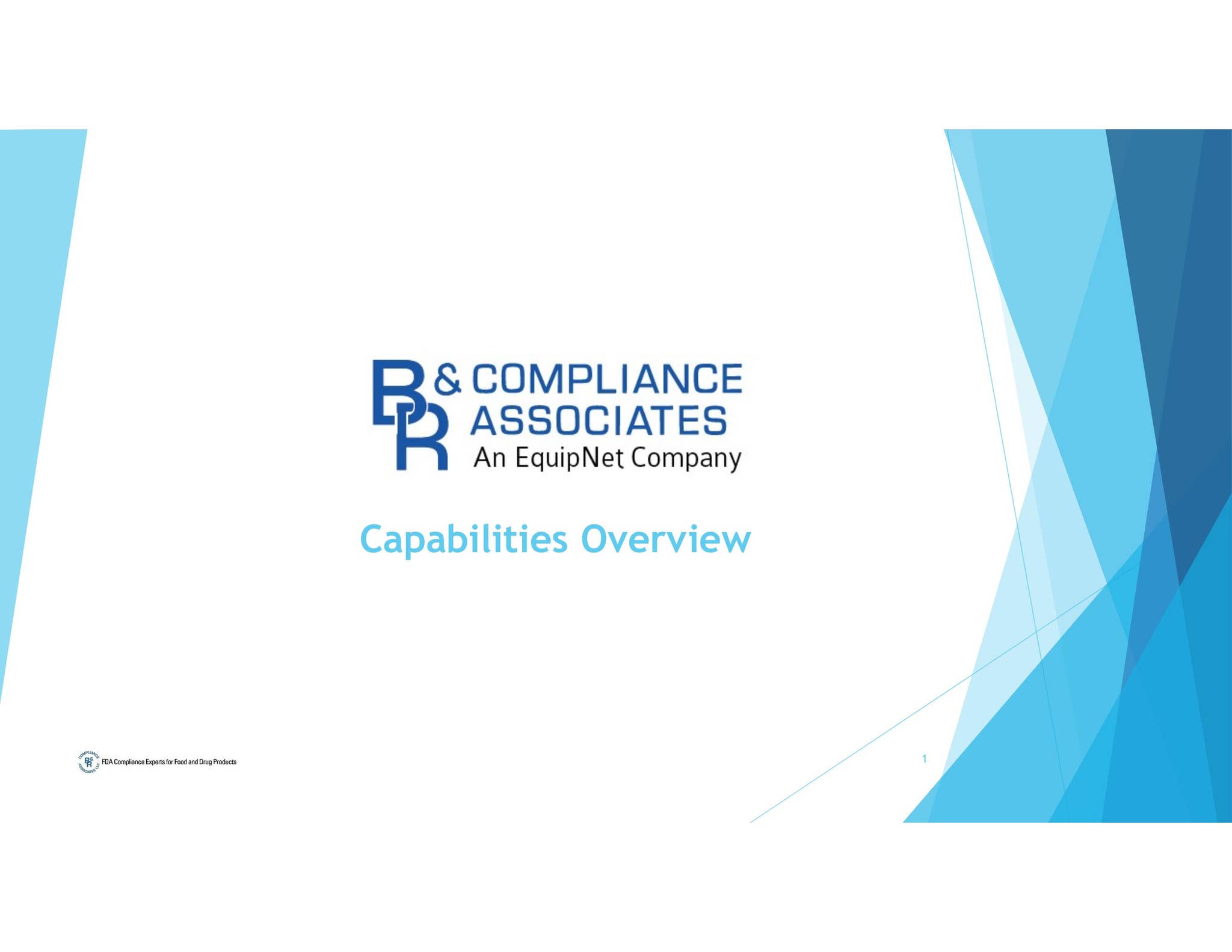 Compliance Associate B&R Compliance Associates LLC., an EquipNet Company Capabilities ...
