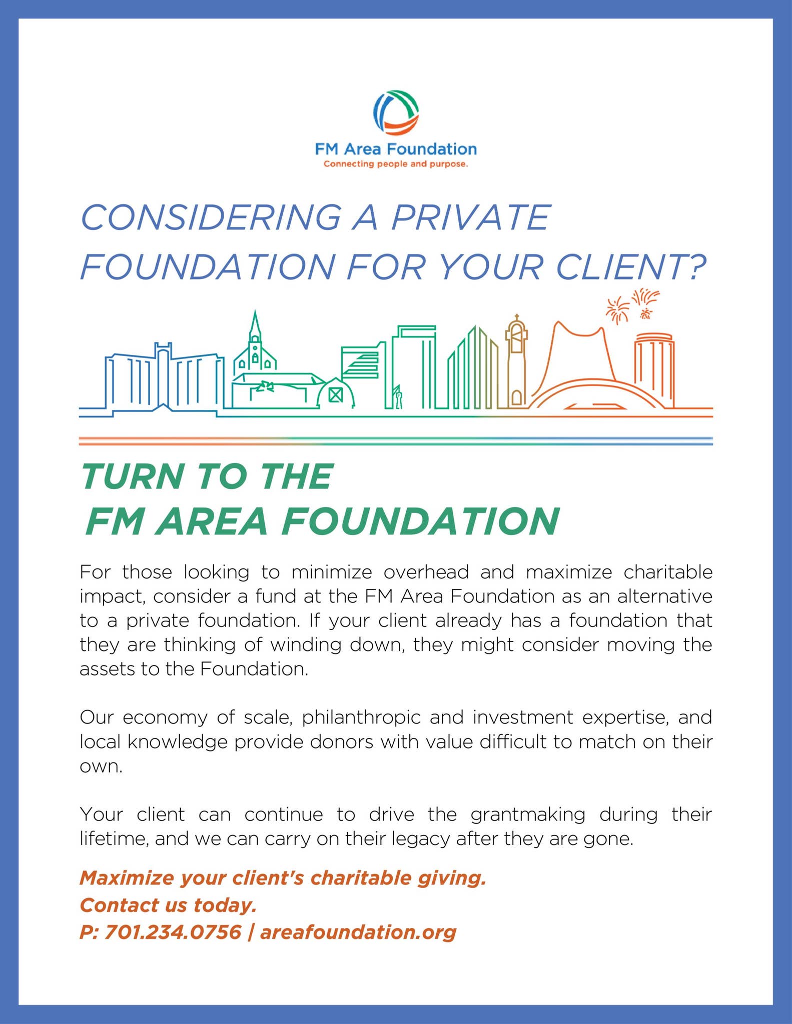 Considering a Private Foundation for your client? by FM Area Foundation
