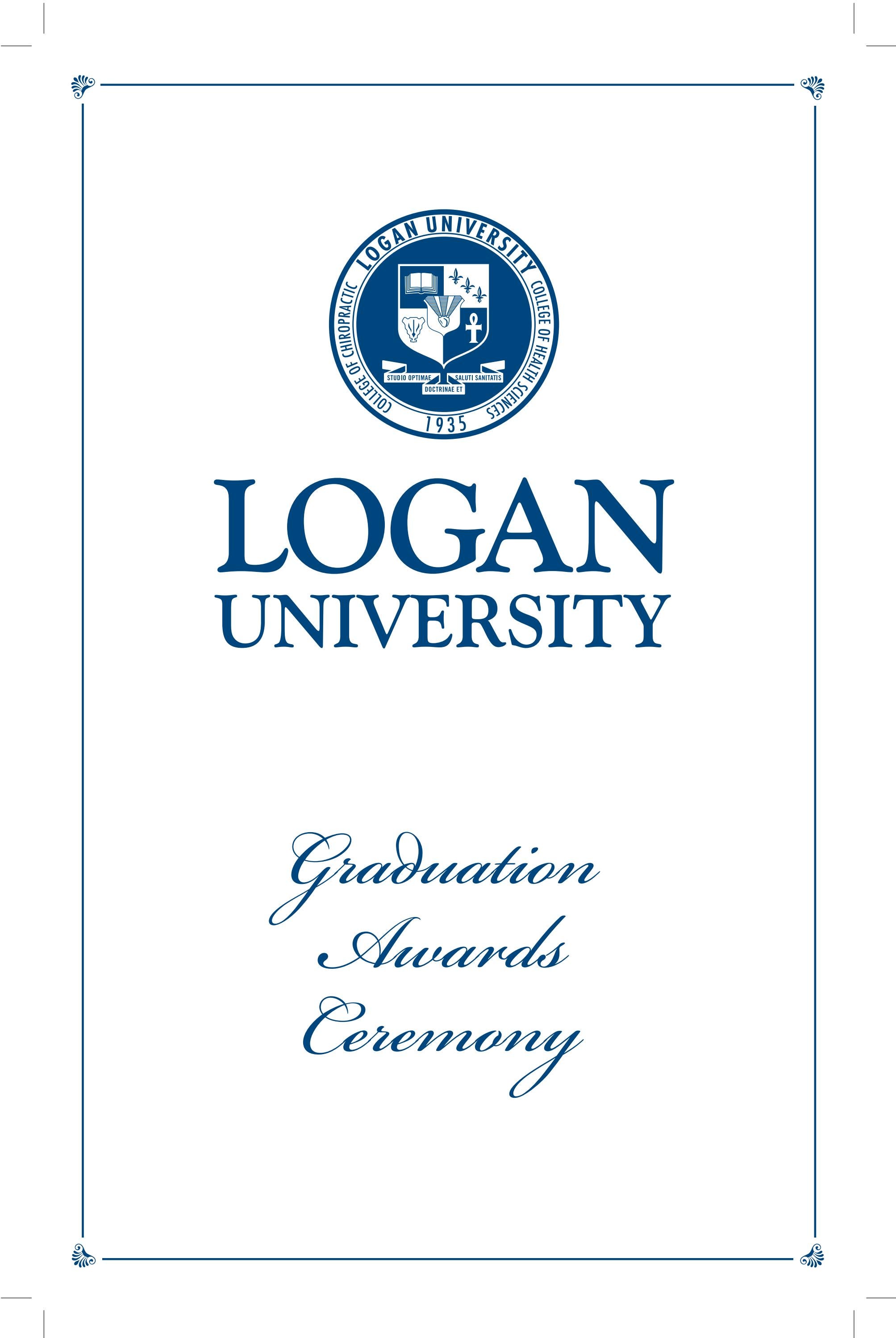 Logan University 83rd Graduation Awards Ceremony by Logan University - Issuu