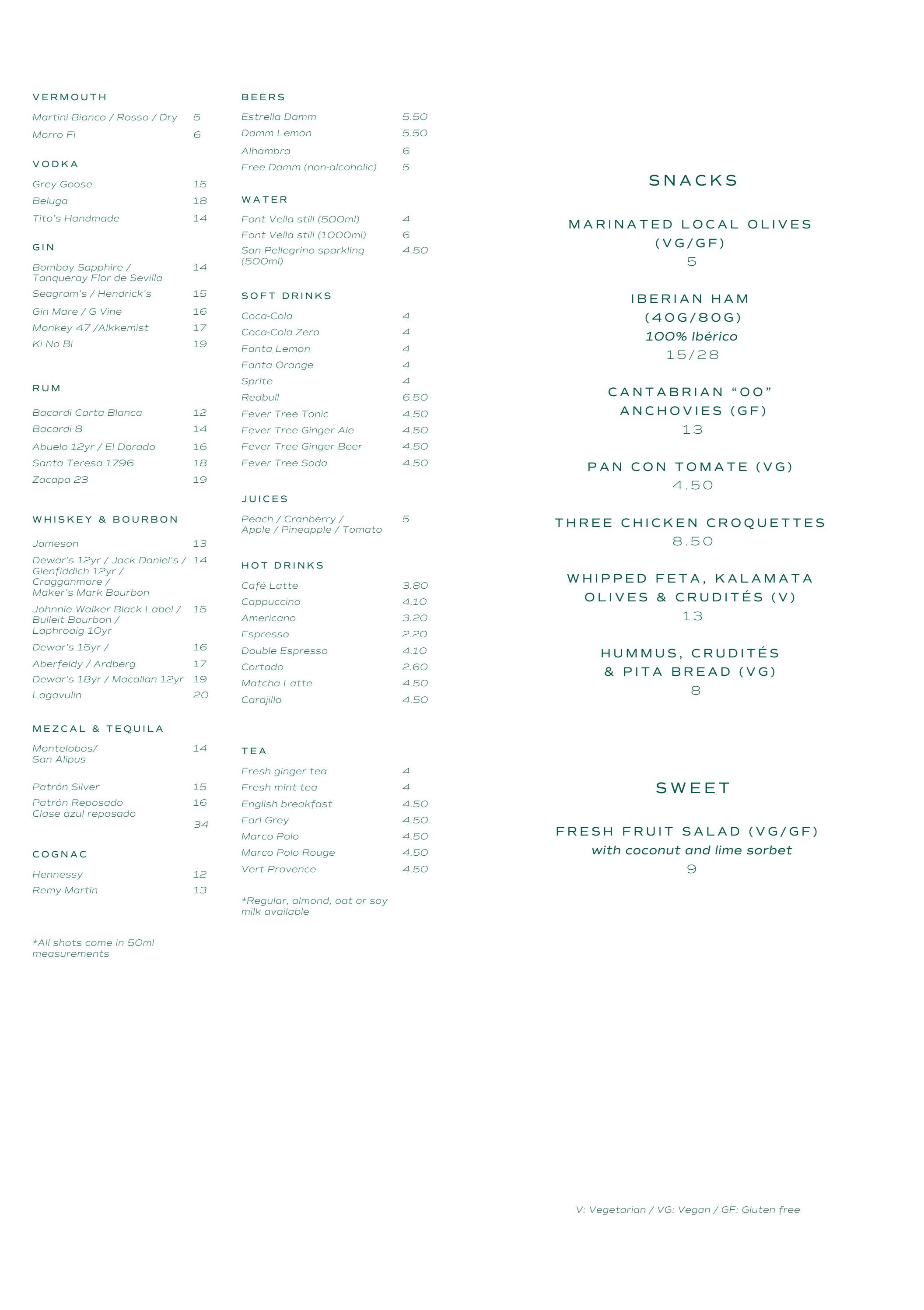 THE ROOFTOP BAR MENU EN by sirclecollection Issuu