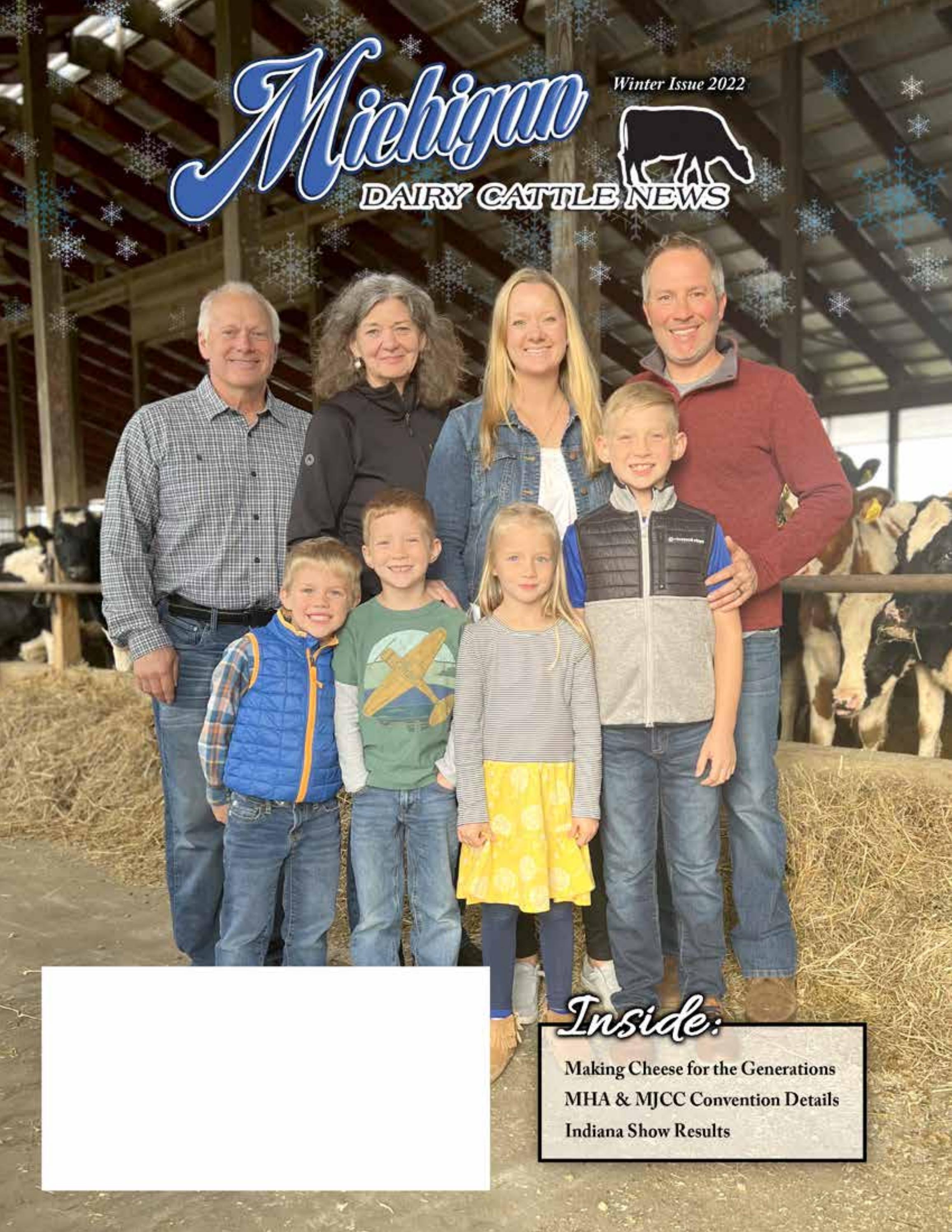 The Michigan Dairy Cattle News Winter Issue 2022 by Dairy Agenda