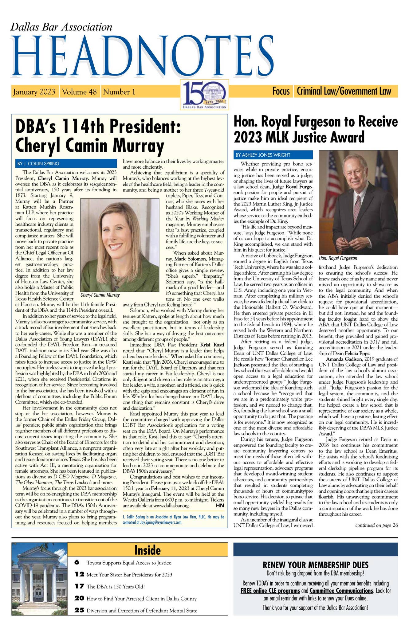 January 2023 Headnotes by Jessica Smith - Issuu