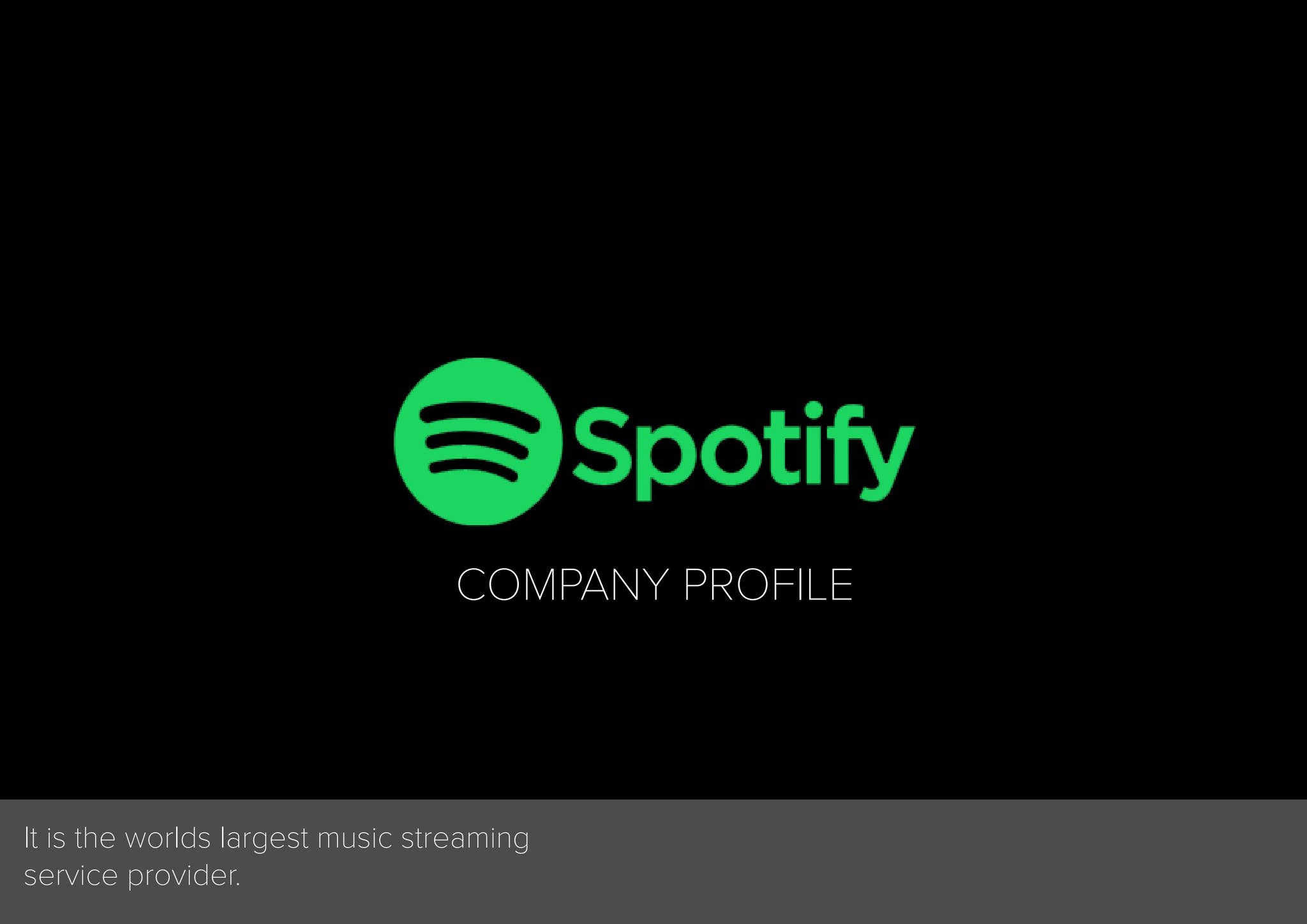 Spotify company profile by Bintang Febriandhika - Issuu