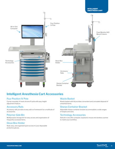 proCare Procedure Carts 家具手册 第 21 页